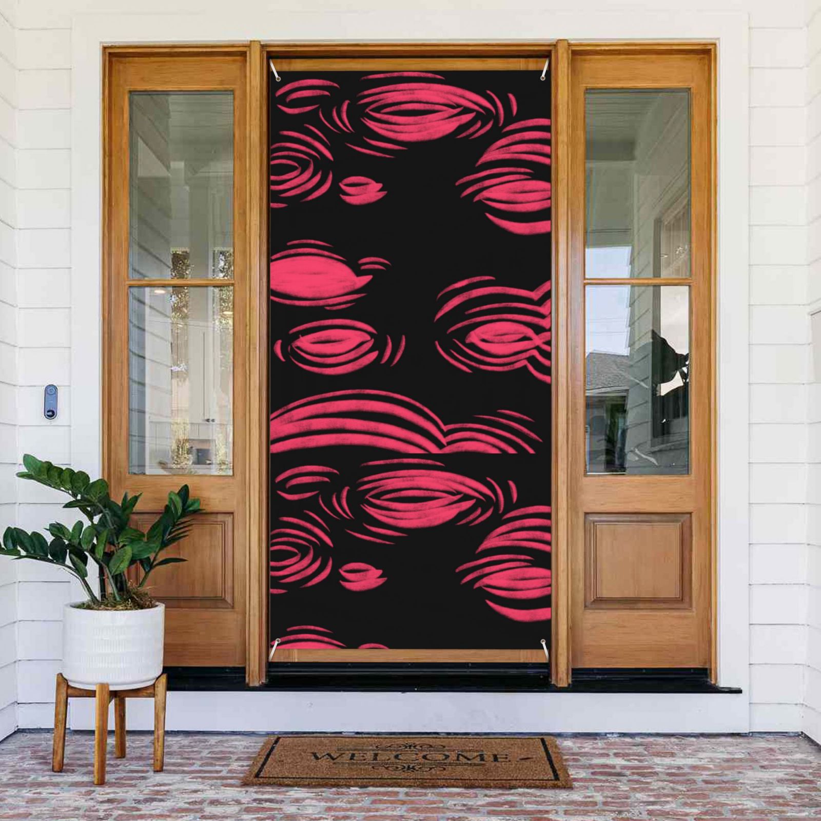 Door Cover Decorated Banner