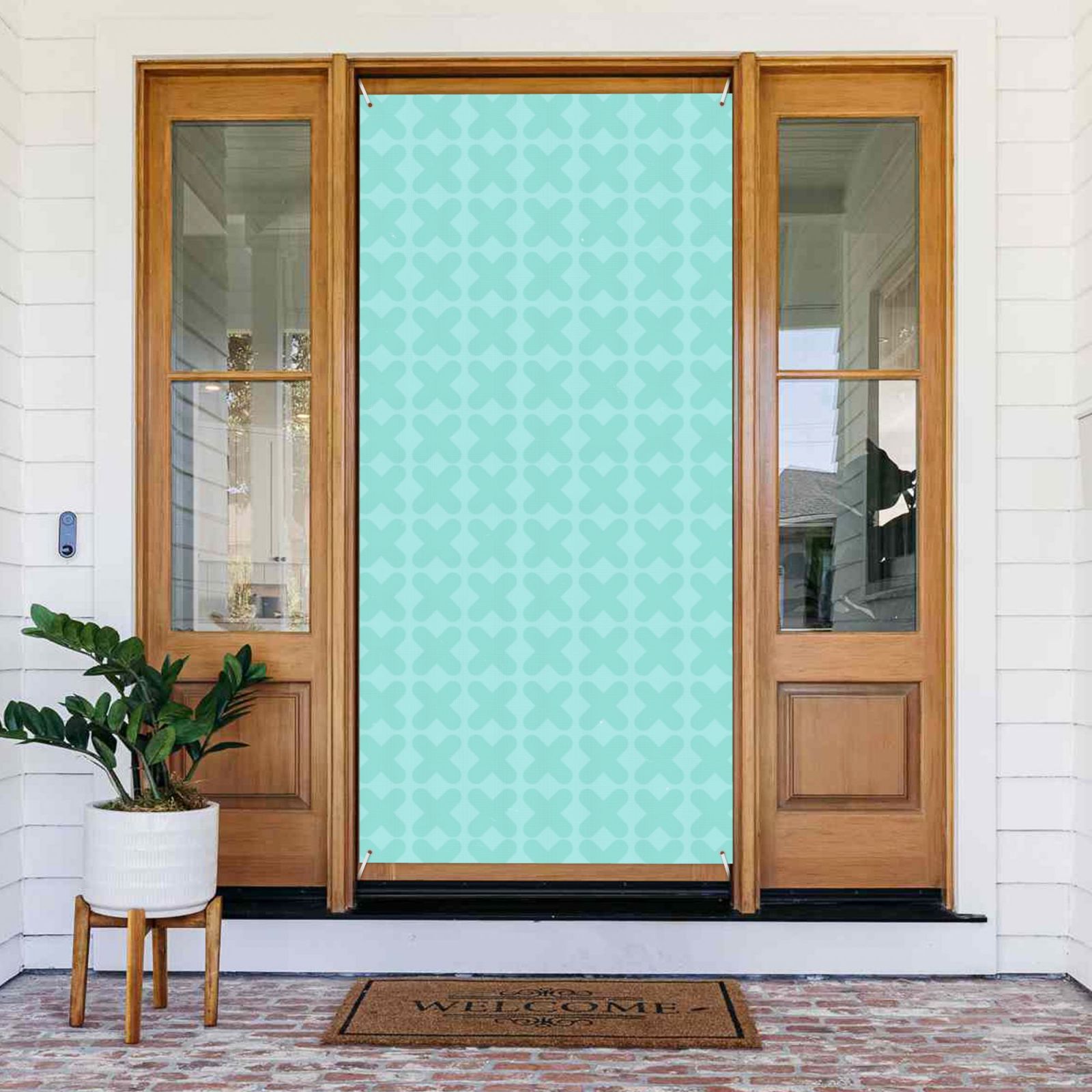 Door Cover Decorated Banner