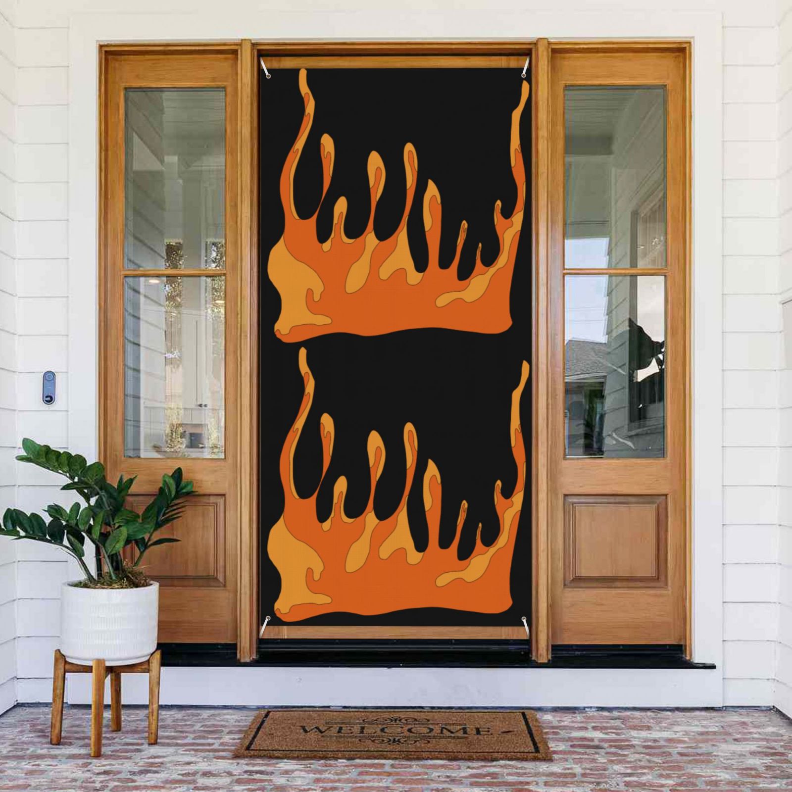 Door Cover Decorated Banner