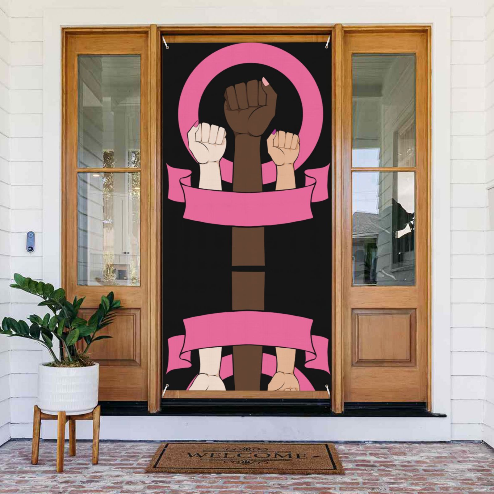 Door Cover Decorated Banner