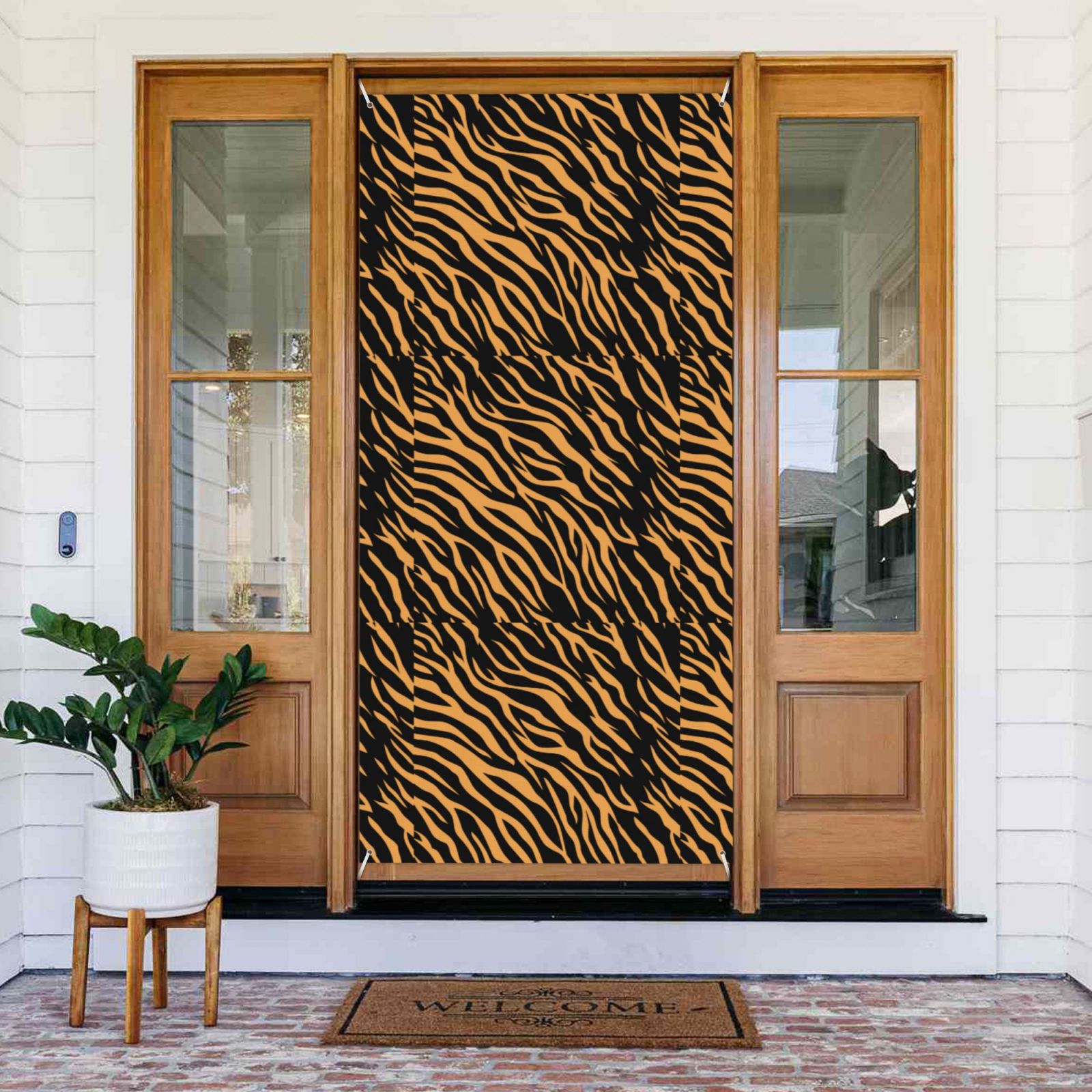 Door Cover Decorated Banner