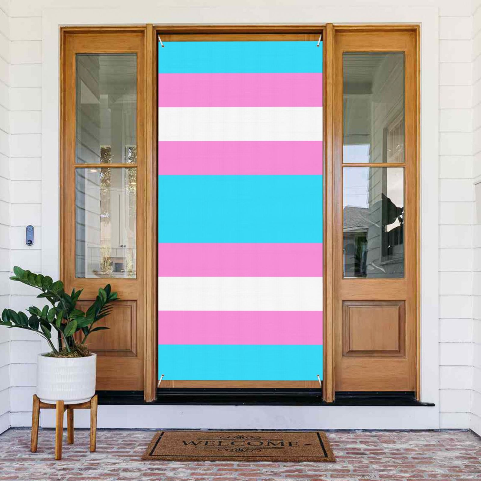 Door Cover Decorated Banner