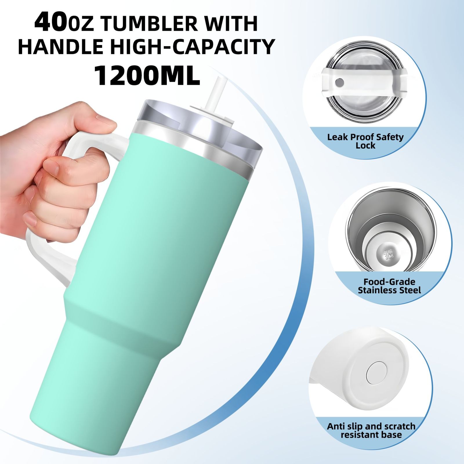 40Oz Tumbler With Handle