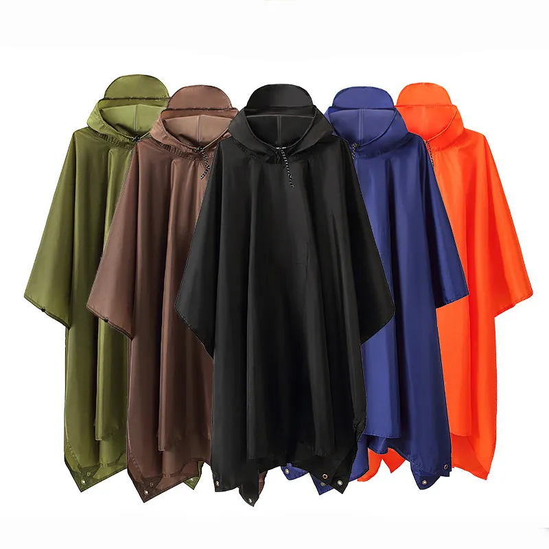 Women Raincoat Men Rain Clothes Hooded Poncho Motorcycle Rainwear Adult Clear Portable Rain Jacket Rain Coat