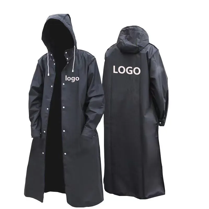 Women Men Reusable Hooded Raincoat Waterproof Rain Cape Tourism Outdoor Rain Poncho Trench Coat Raincoats