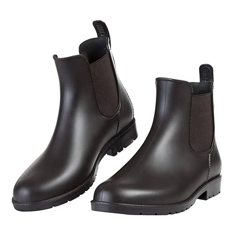 Ankle Boots Elastic Rain Boot for Rain Wholesale High Quality Fashion PVC Women