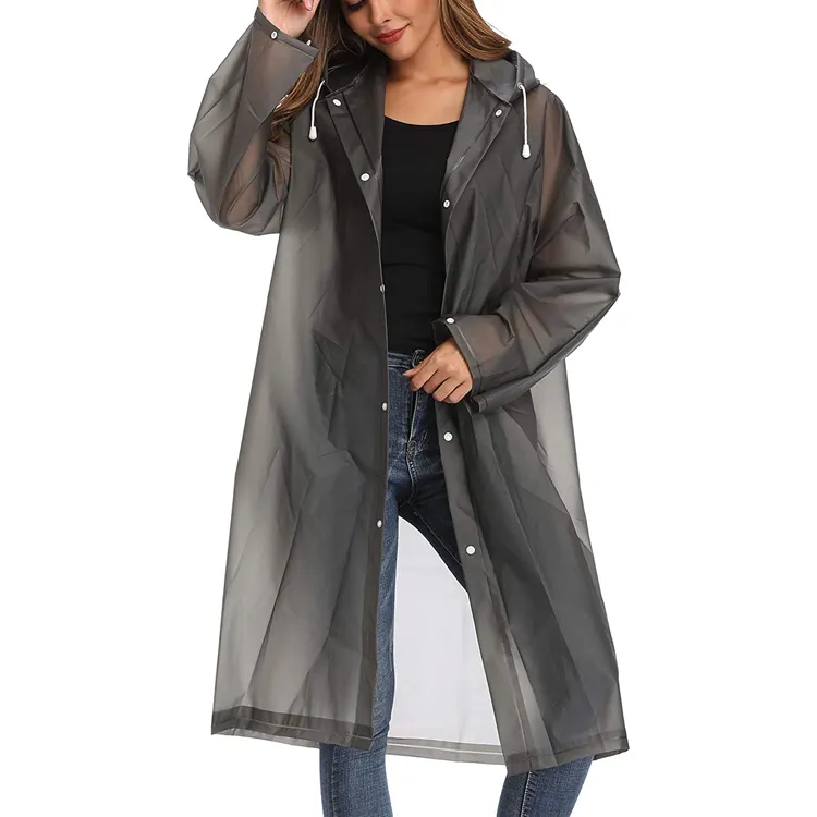 Outdoor Eva Rain Coat Plastic Raincoats