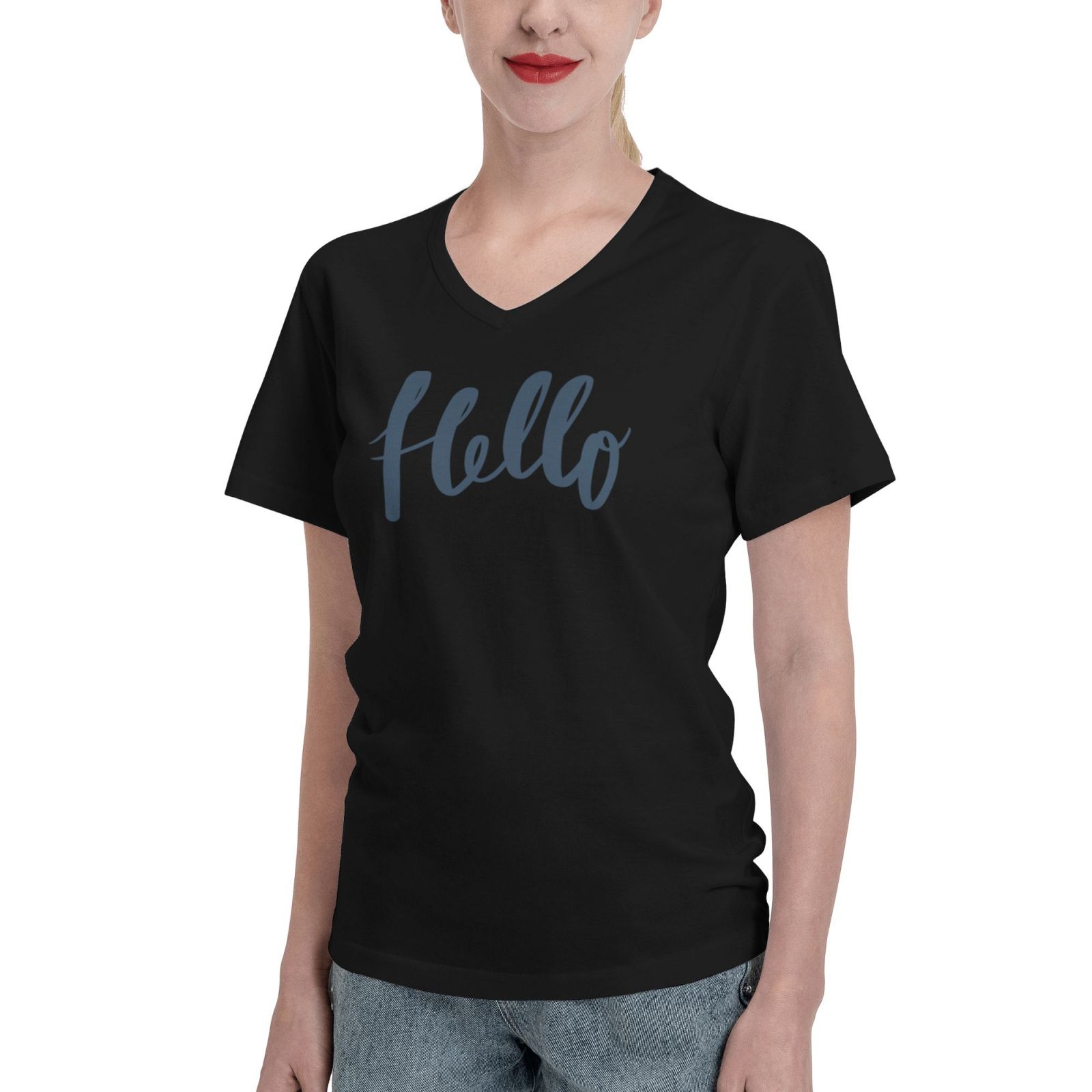 Women's V Neck T Shirts