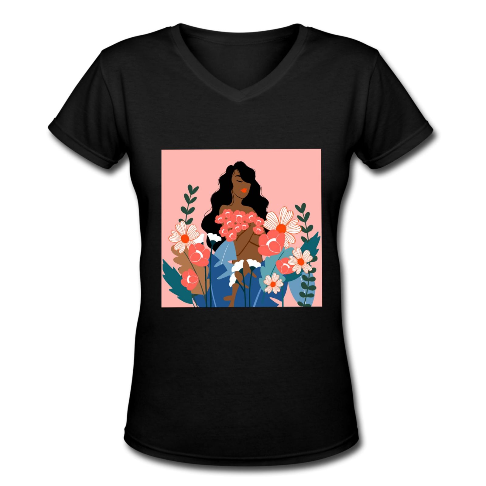 Women's V Neck T Shirts