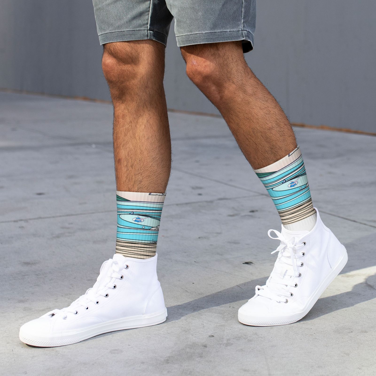 Mid-Tube Sports Socks