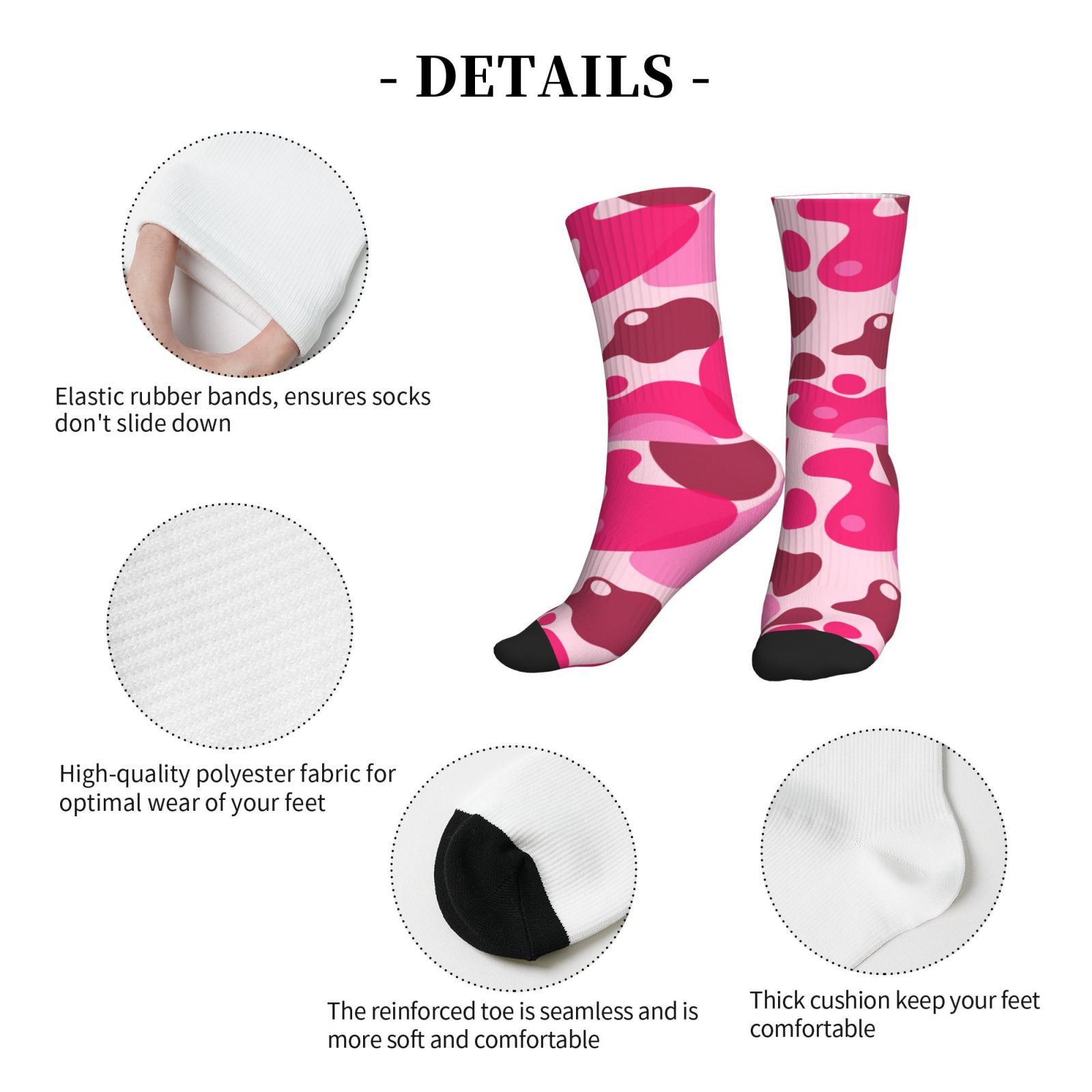 Mid-Tube Sports Socks