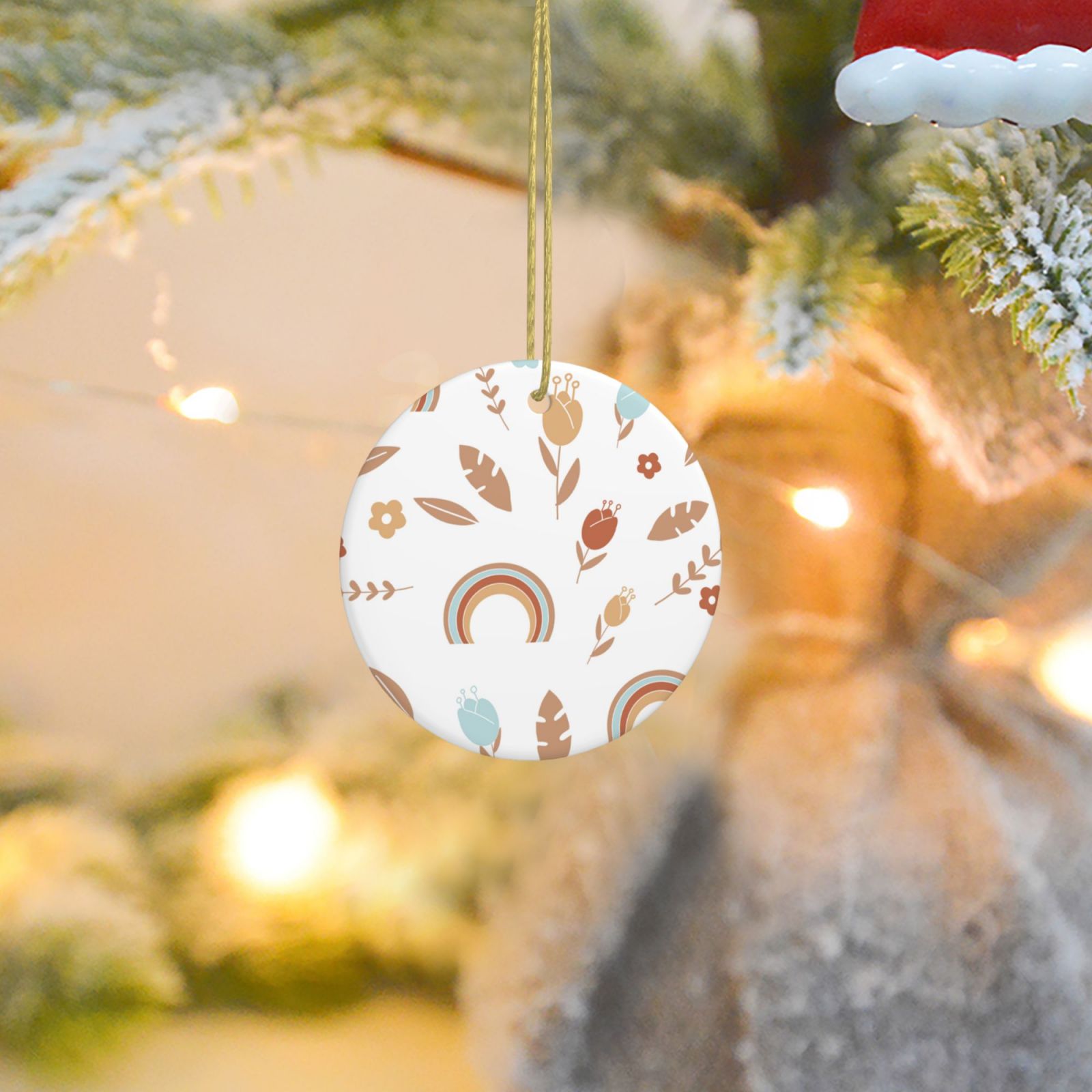 Christmas Tree Ceramic Hanging