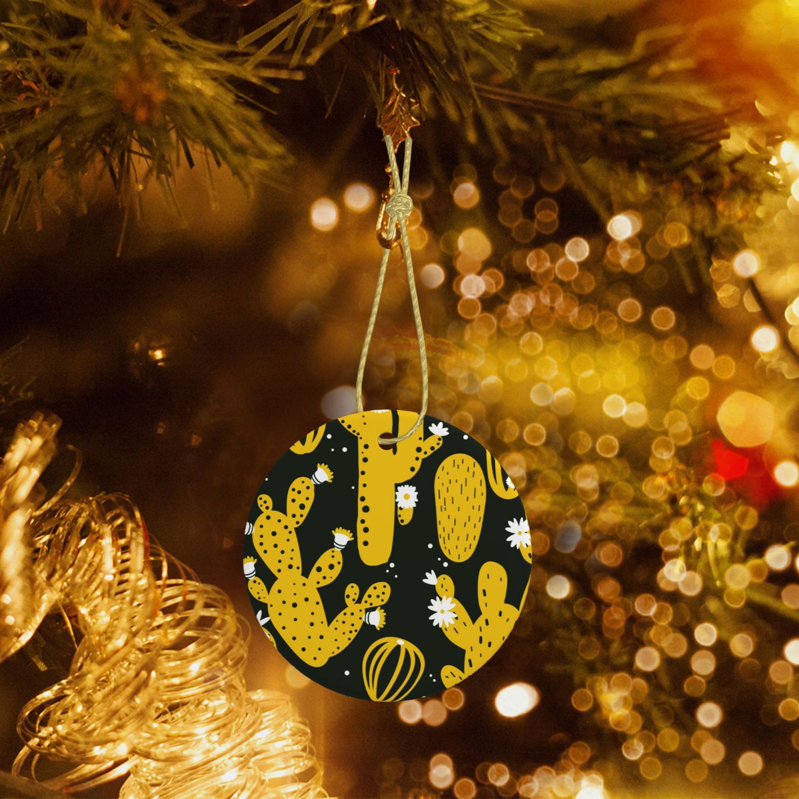 Christmas Tree Ceramic Hanging