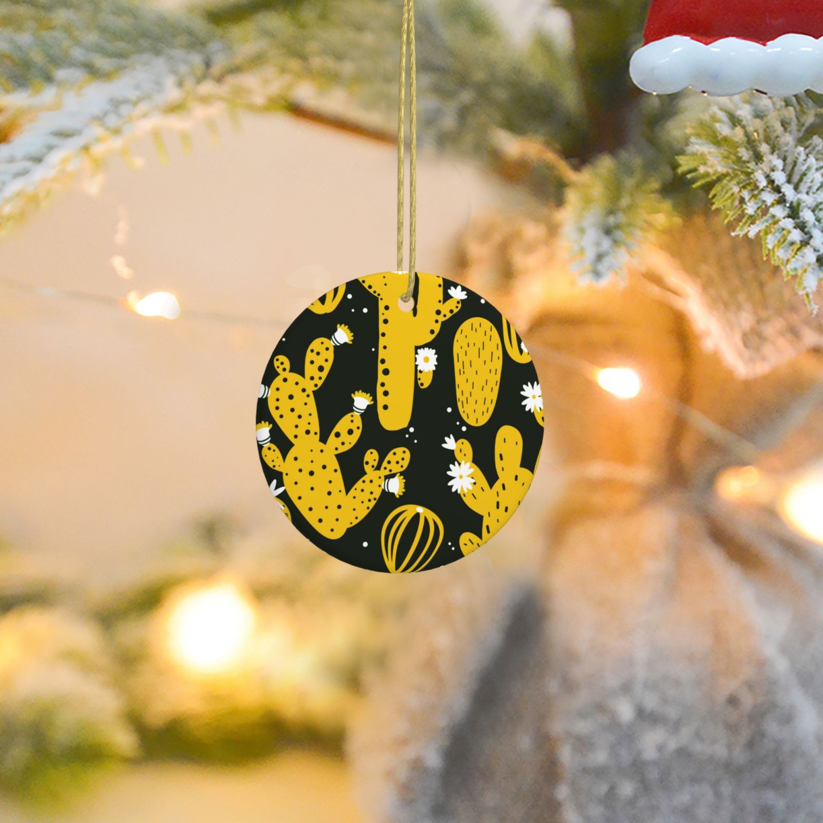 Christmas Tree Ceramic Hanging