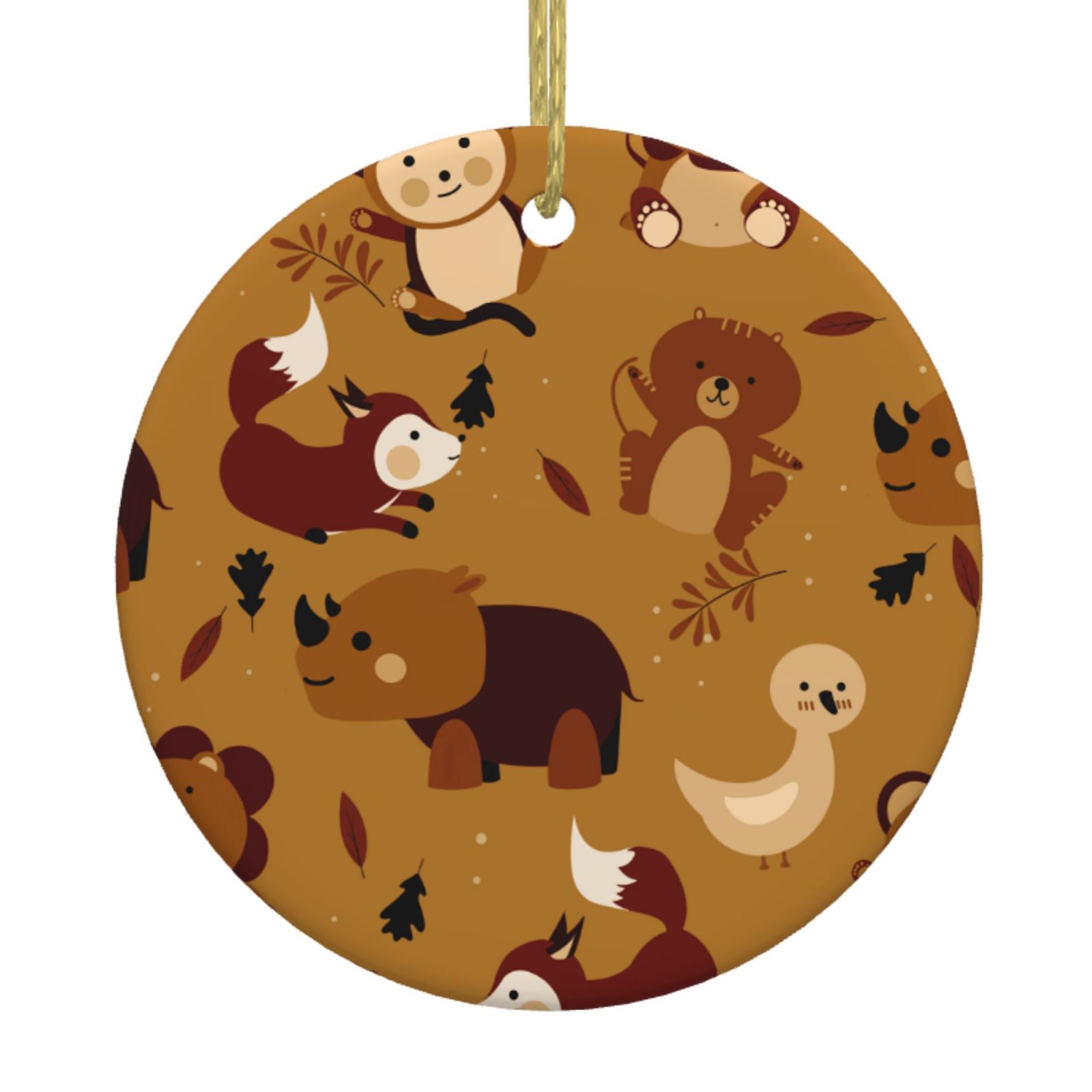 Christmas Tree Ceramic Hanging