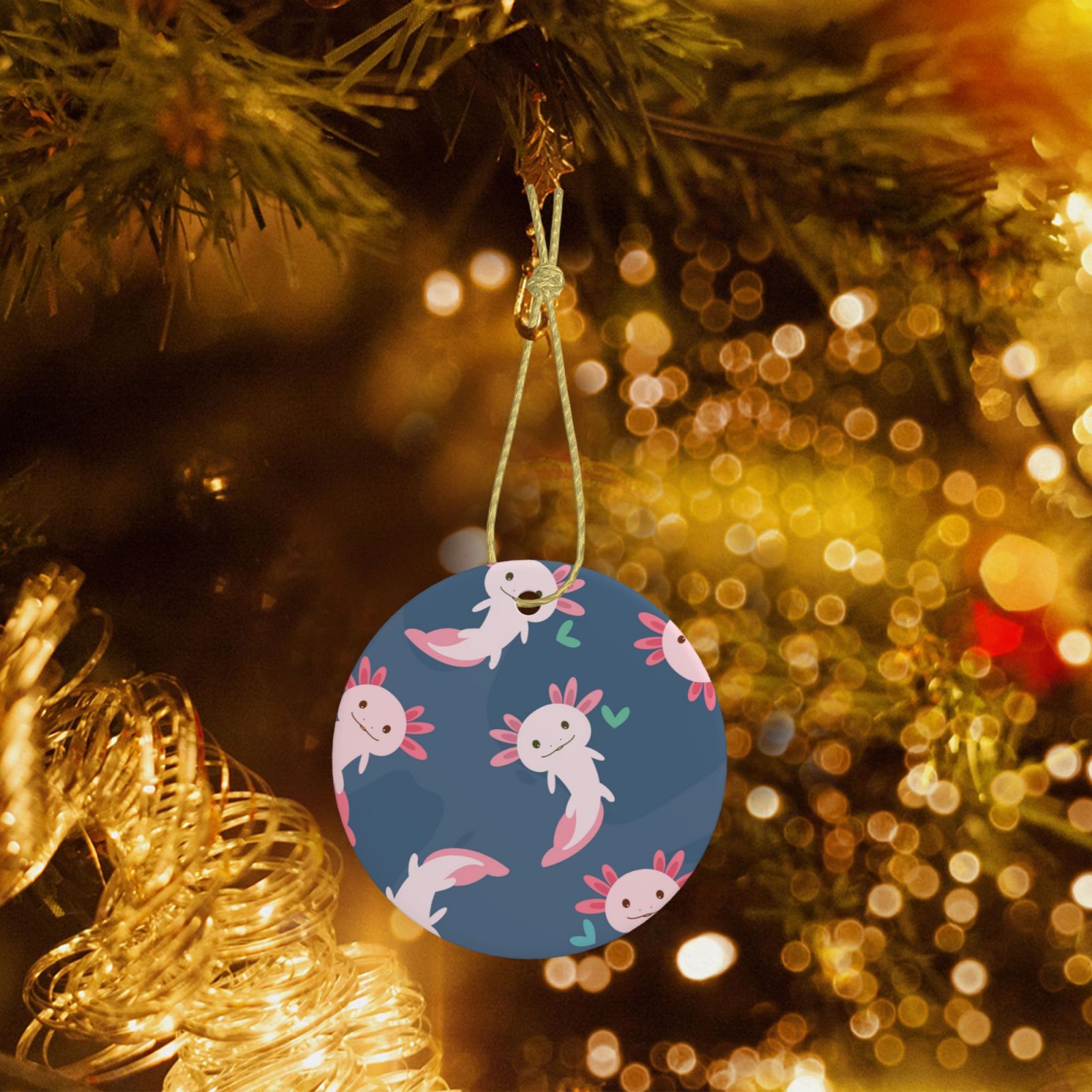 Christmas Tree Ceramic Hanging