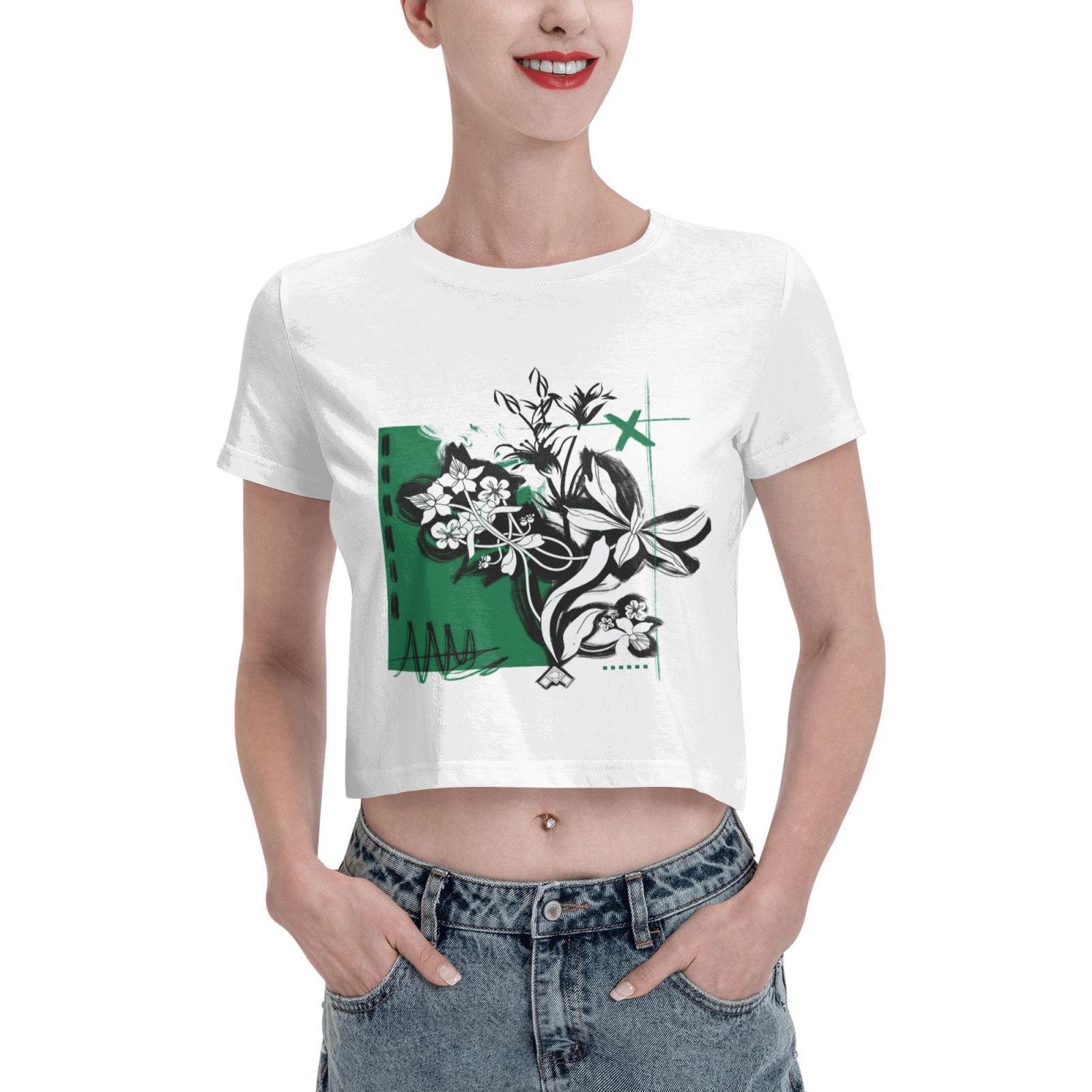 Leak Navel T-shirt