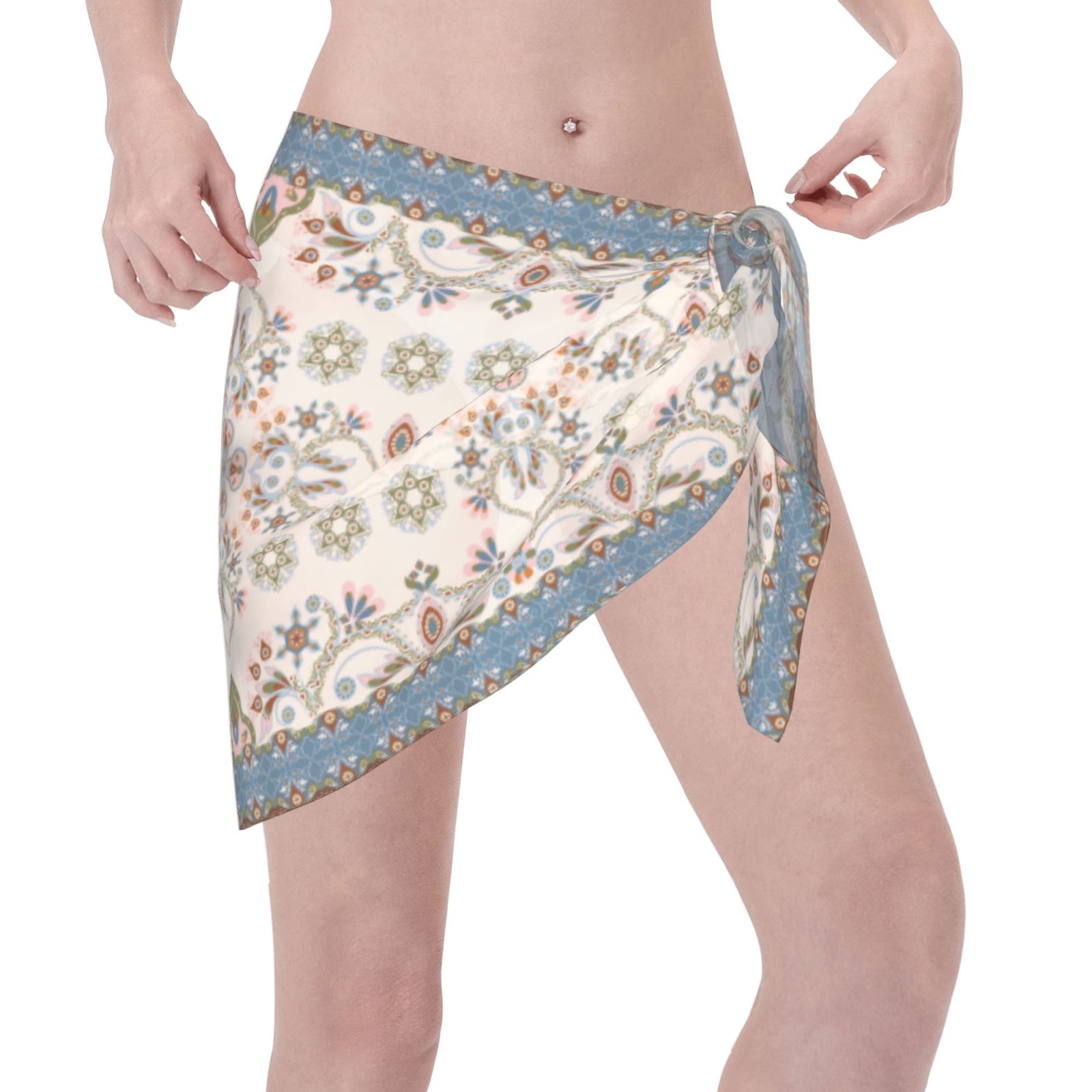 Women Short Sarongs Beach Wrap