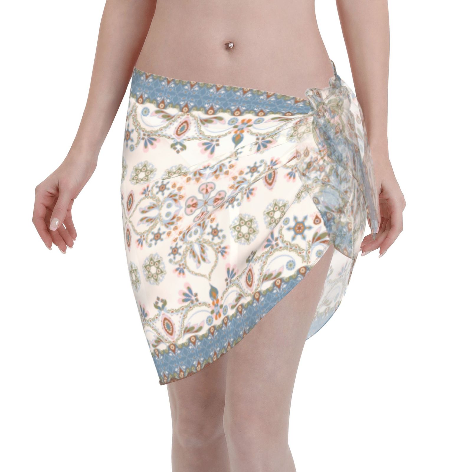 Women Short Sarongs Beach Wrap