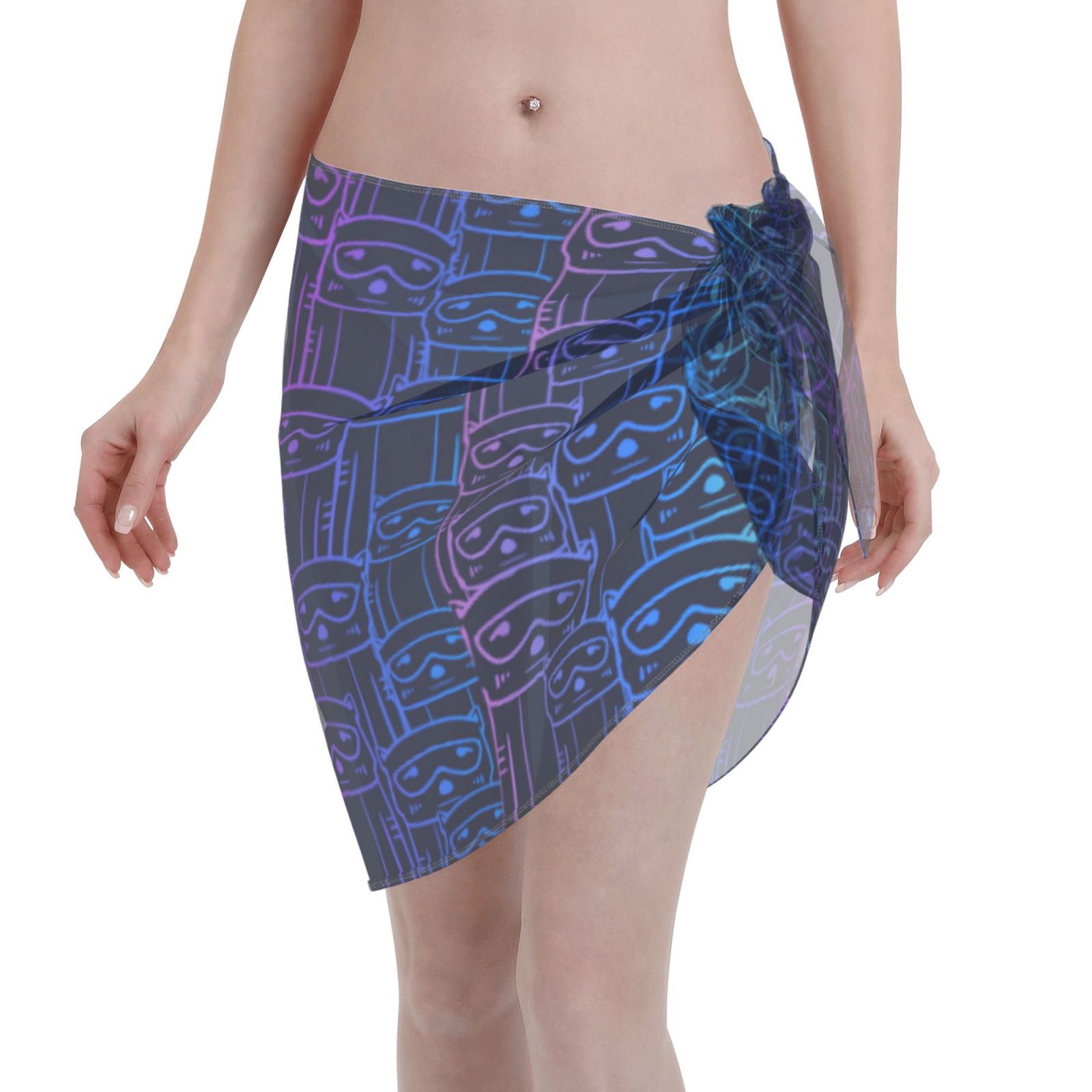 Women Short Sarongs Beach Wrap