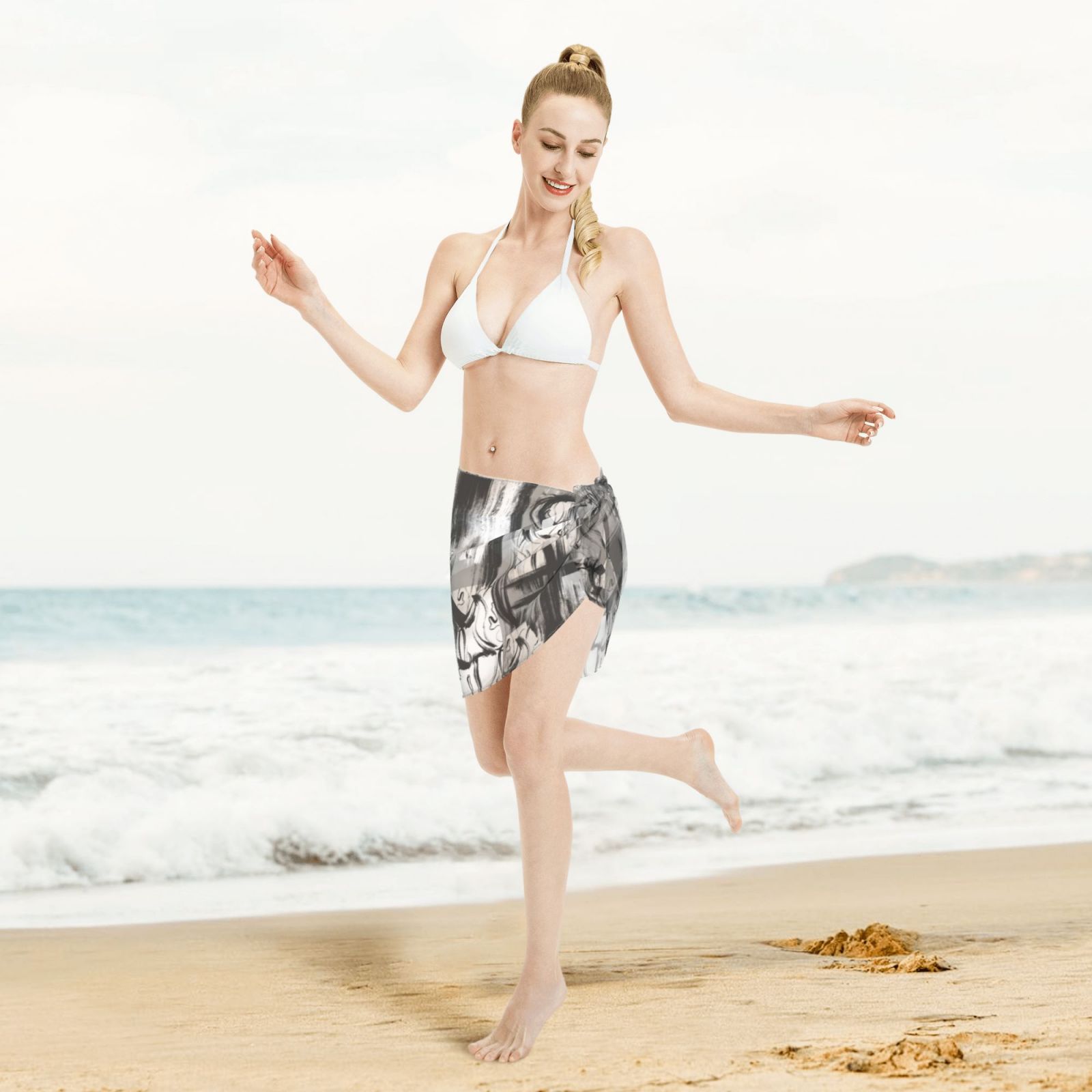 Women Short Sarongs Beach Wrap