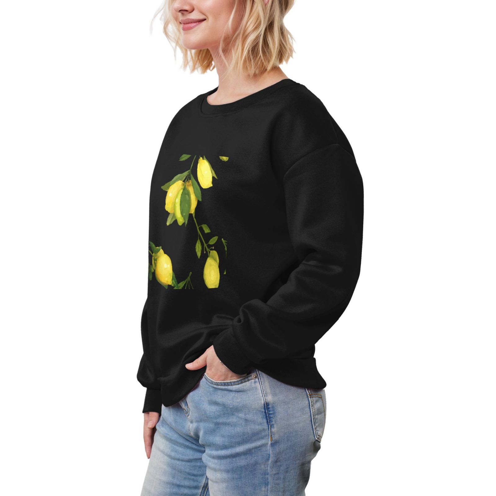 Women's Fleece Crew-neck Hoodie