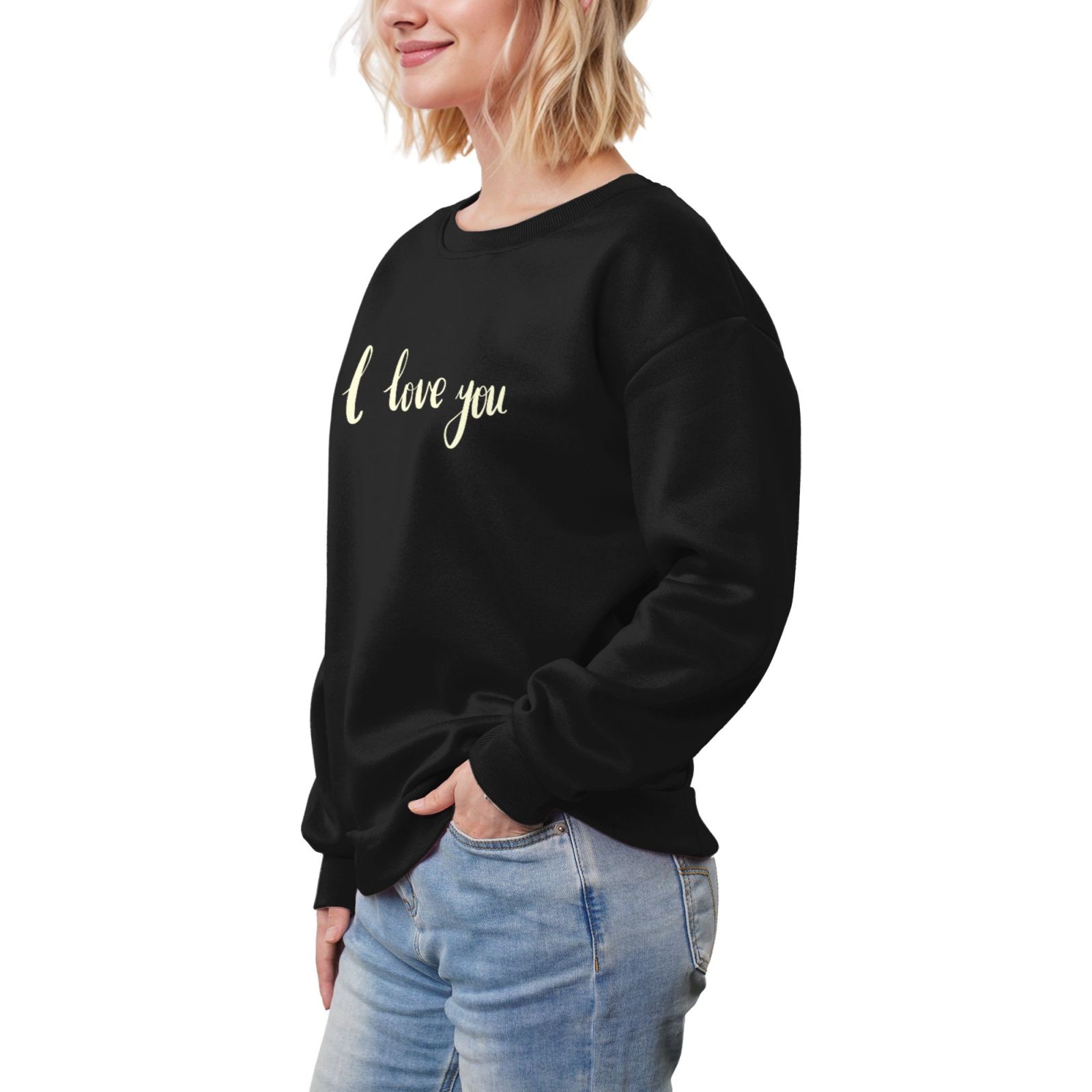 Women's Fleece Crew-neck Hoodie