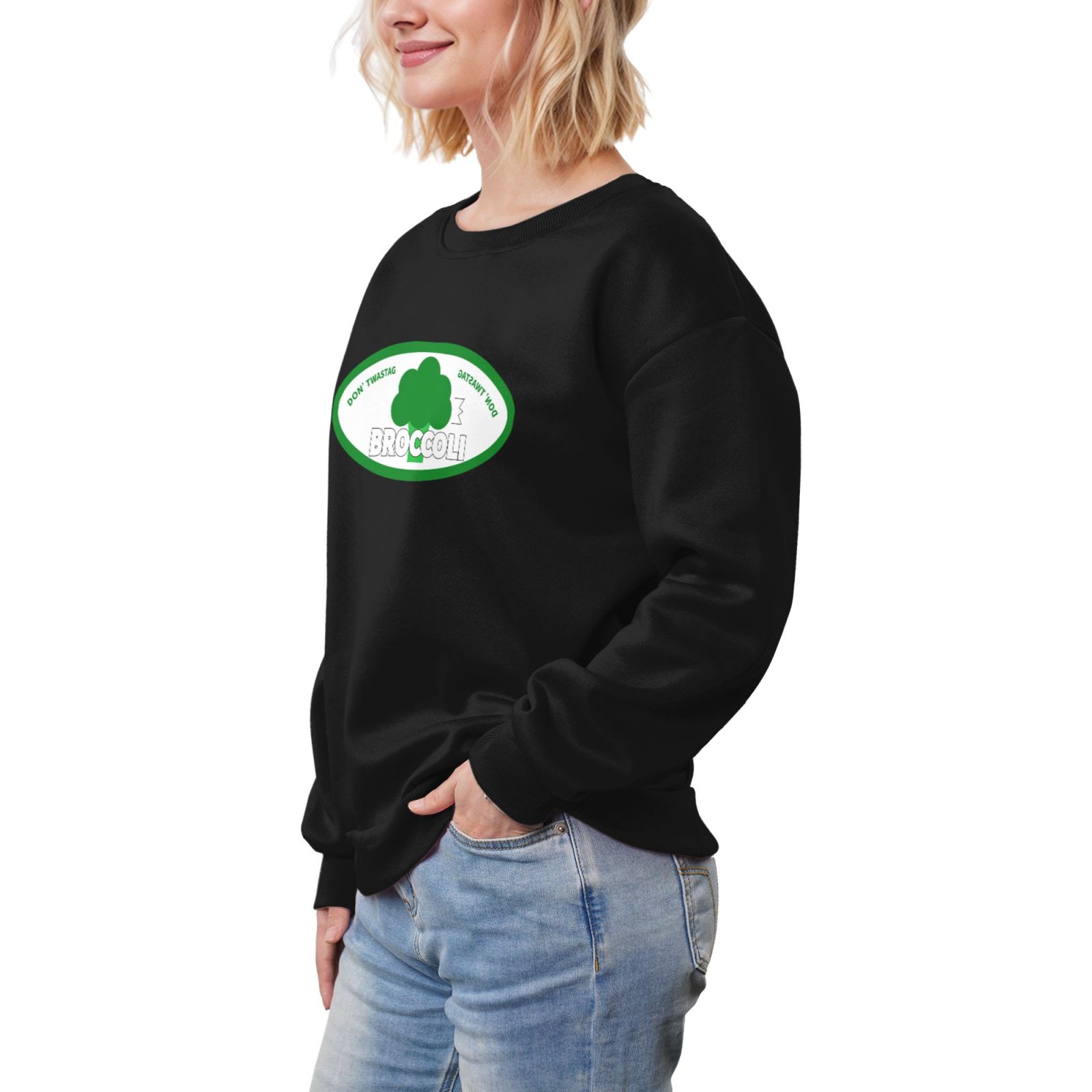 Women's Fleece Crew-neck Hoodie