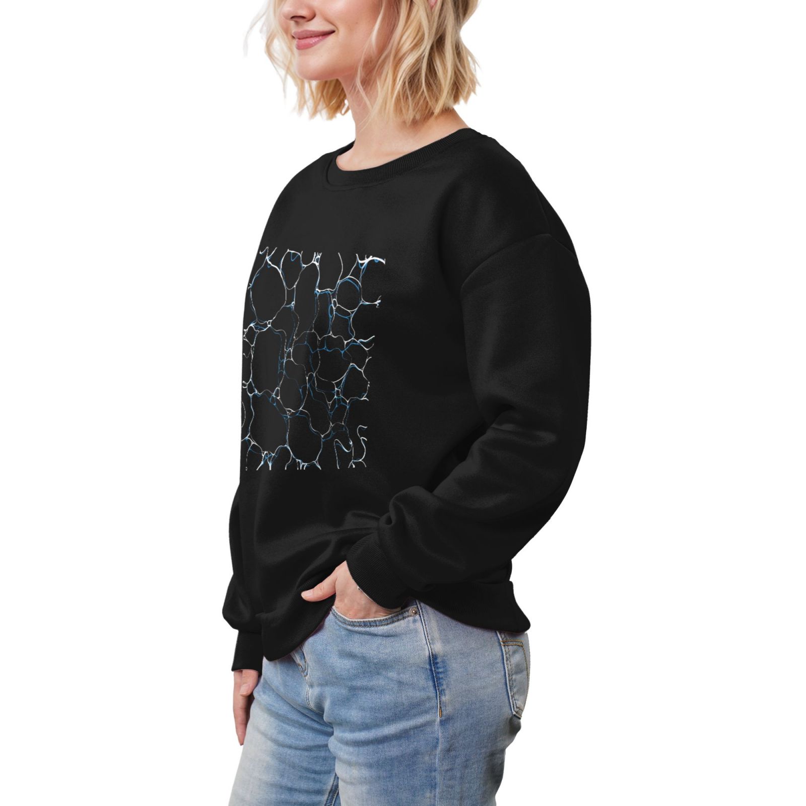 Women's Fleece Crew-neck Hoodie