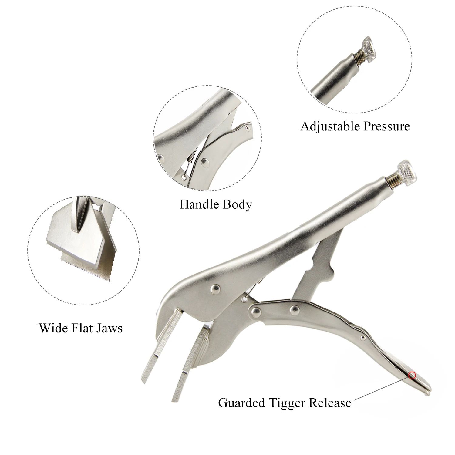 High Carbon Steel Flat Nose Pliers