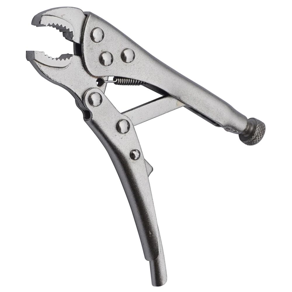 Curved mouth locking pliers