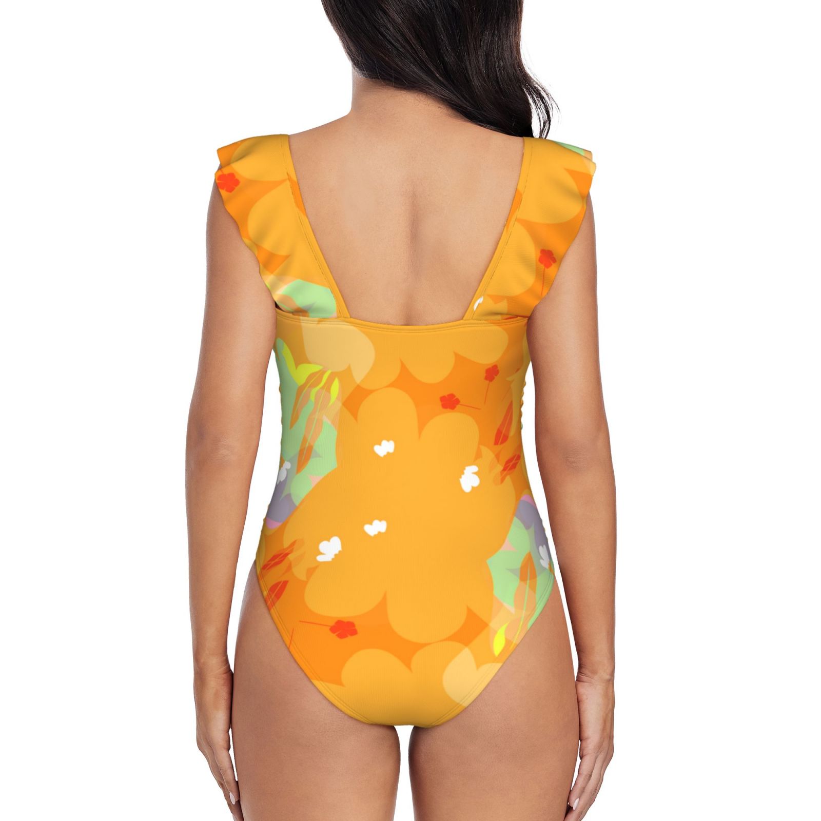 Women's Ruffle One Piece Swimsuit