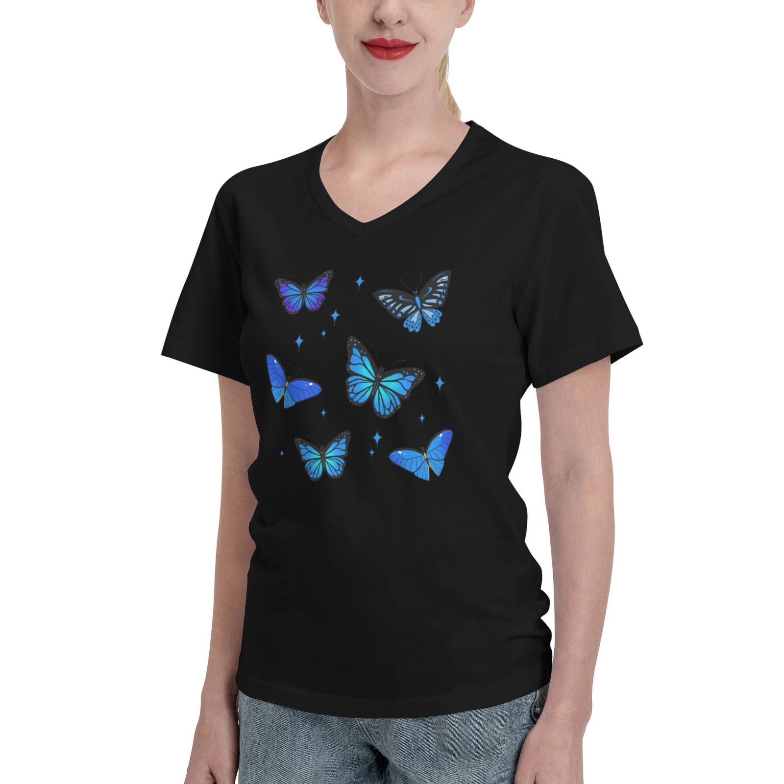 Women's V Neck T Shirts