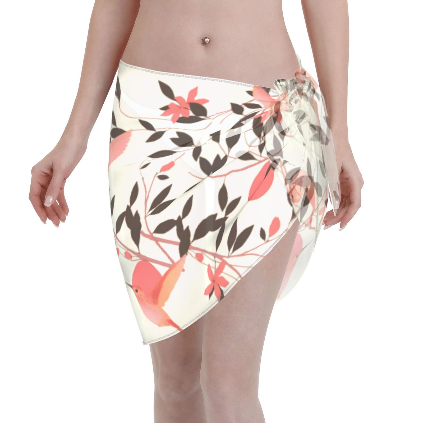 Women Short Sarongs Beach Wrap