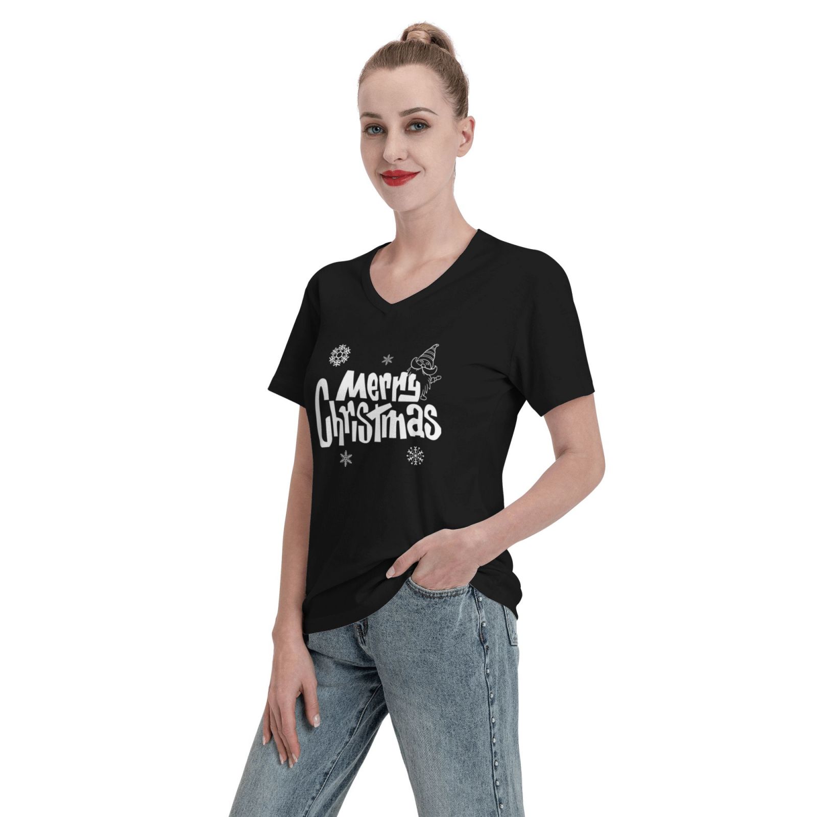 Women's V Neck T Shirts