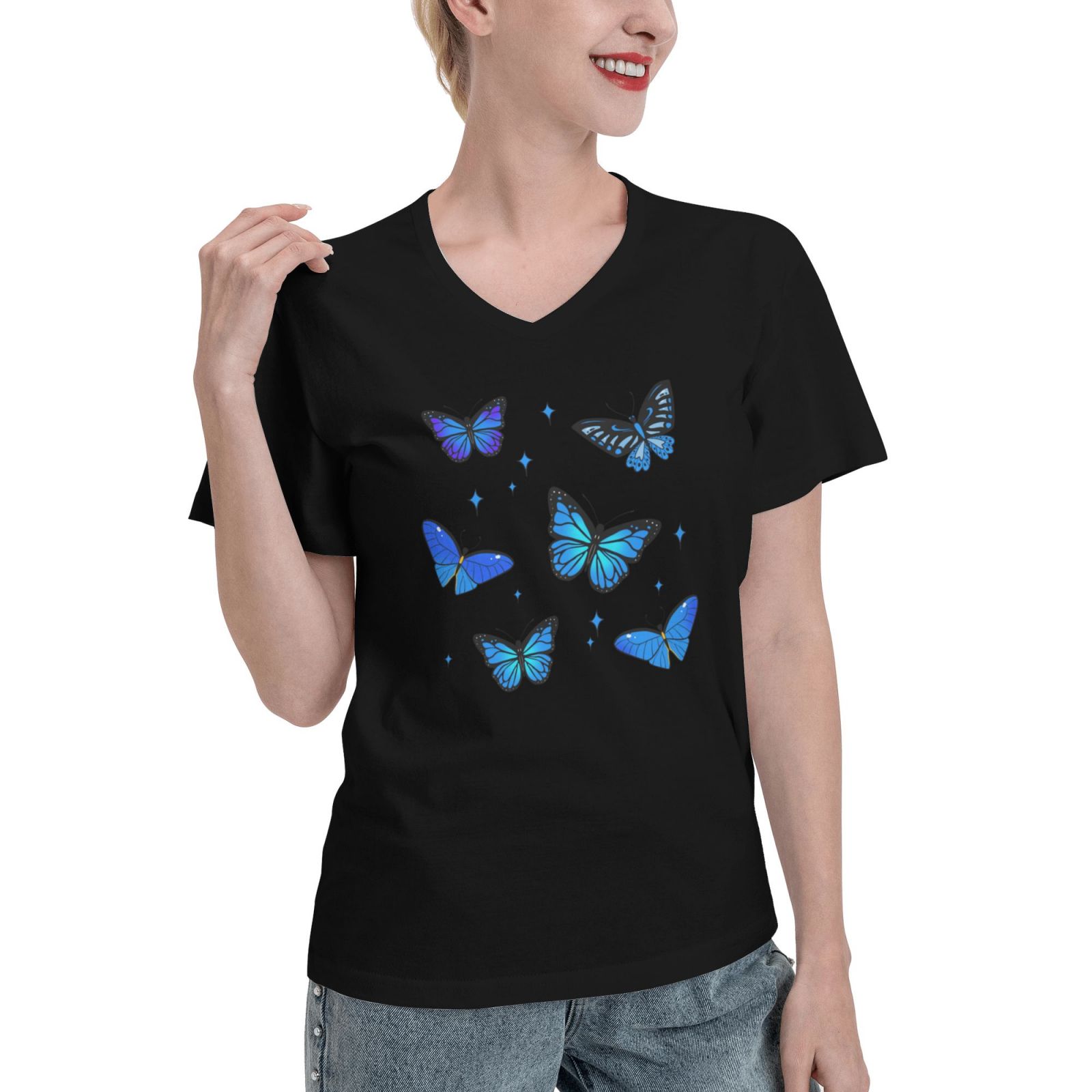 Women's V Neck T Shirts