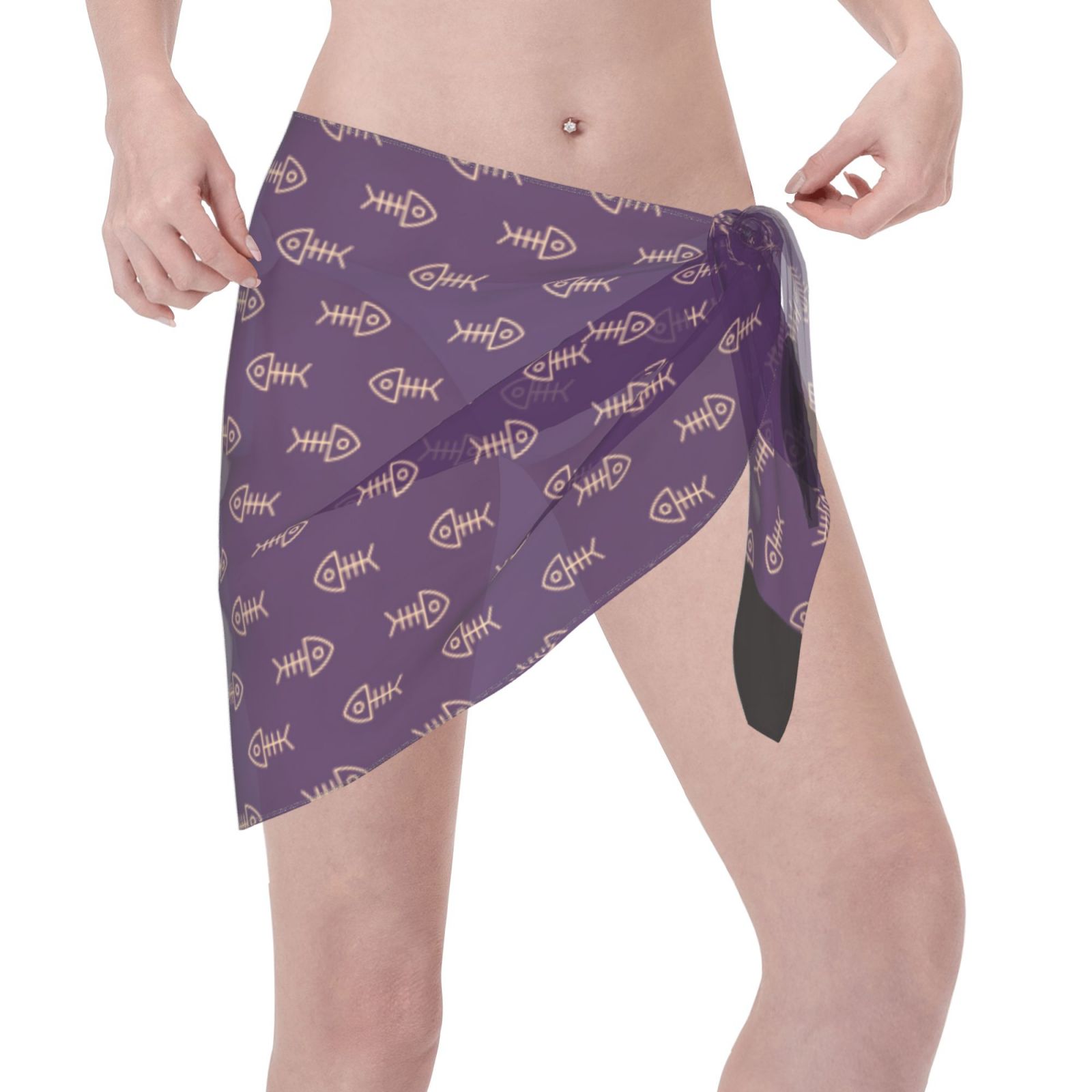 Women Short Sarongs Beach Wrap