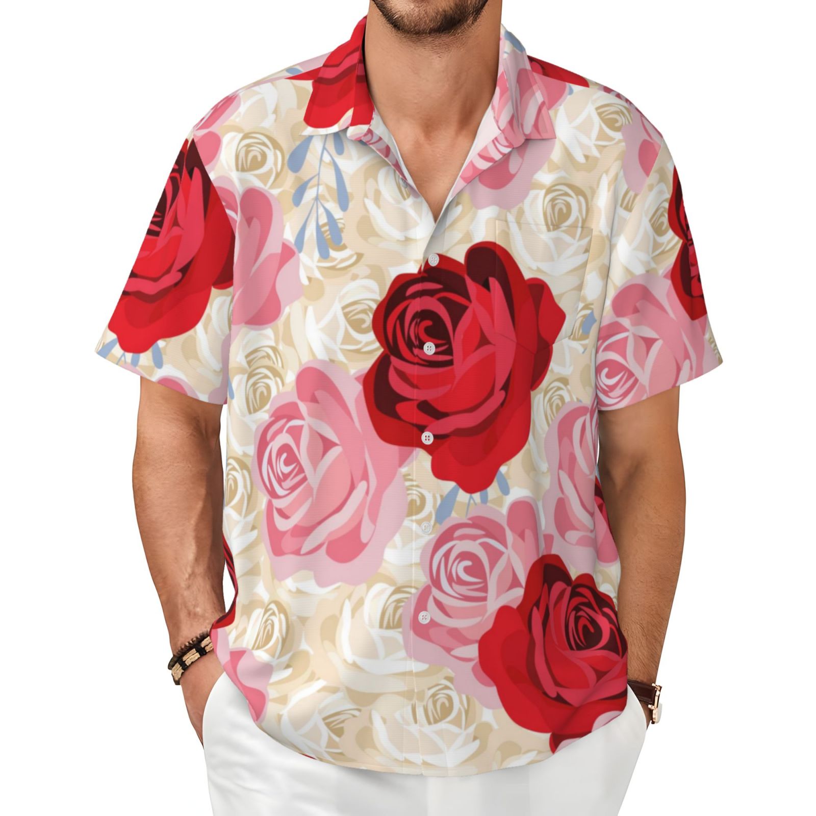 Men's Short-sleeved Shirt