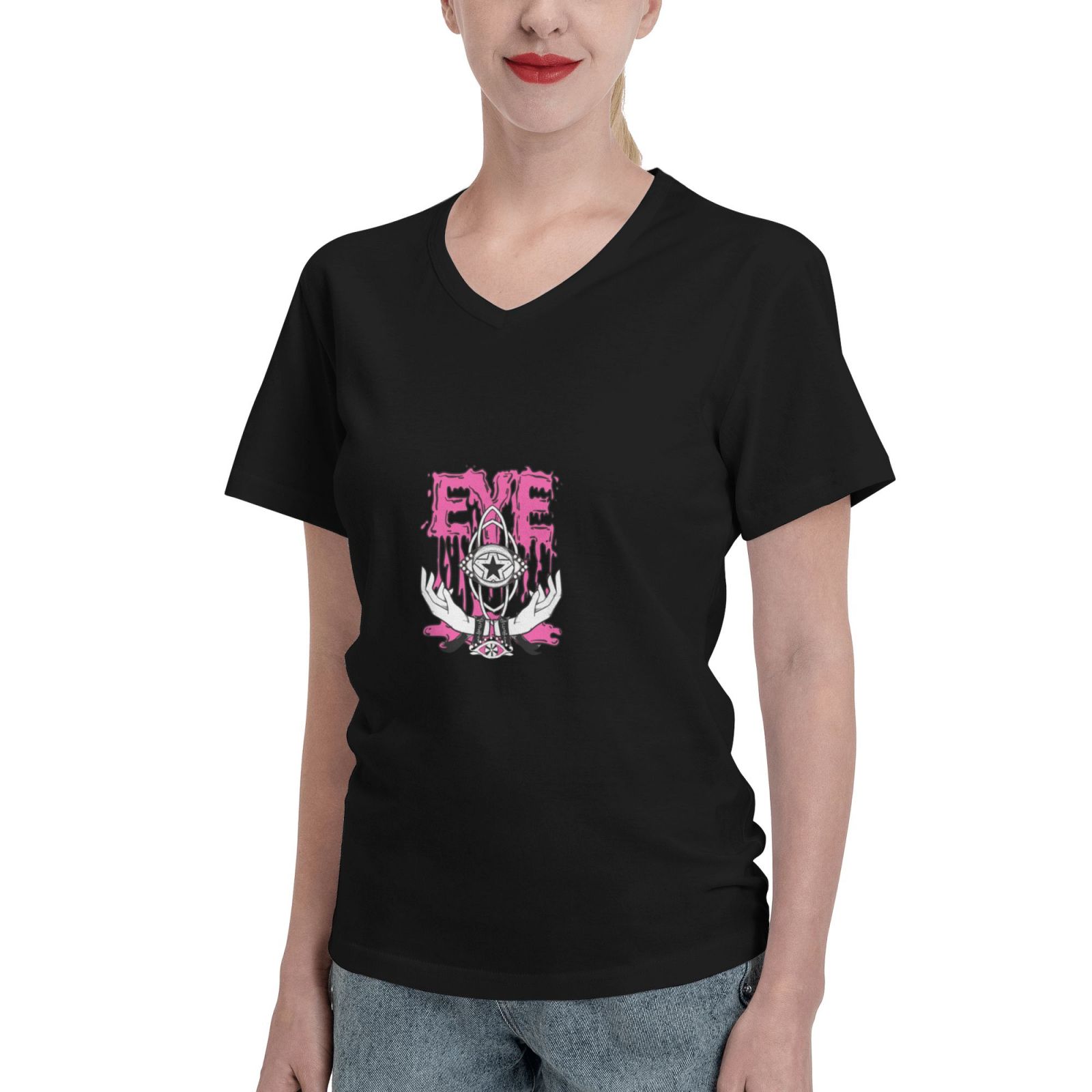 Women's V Neck T Shirts