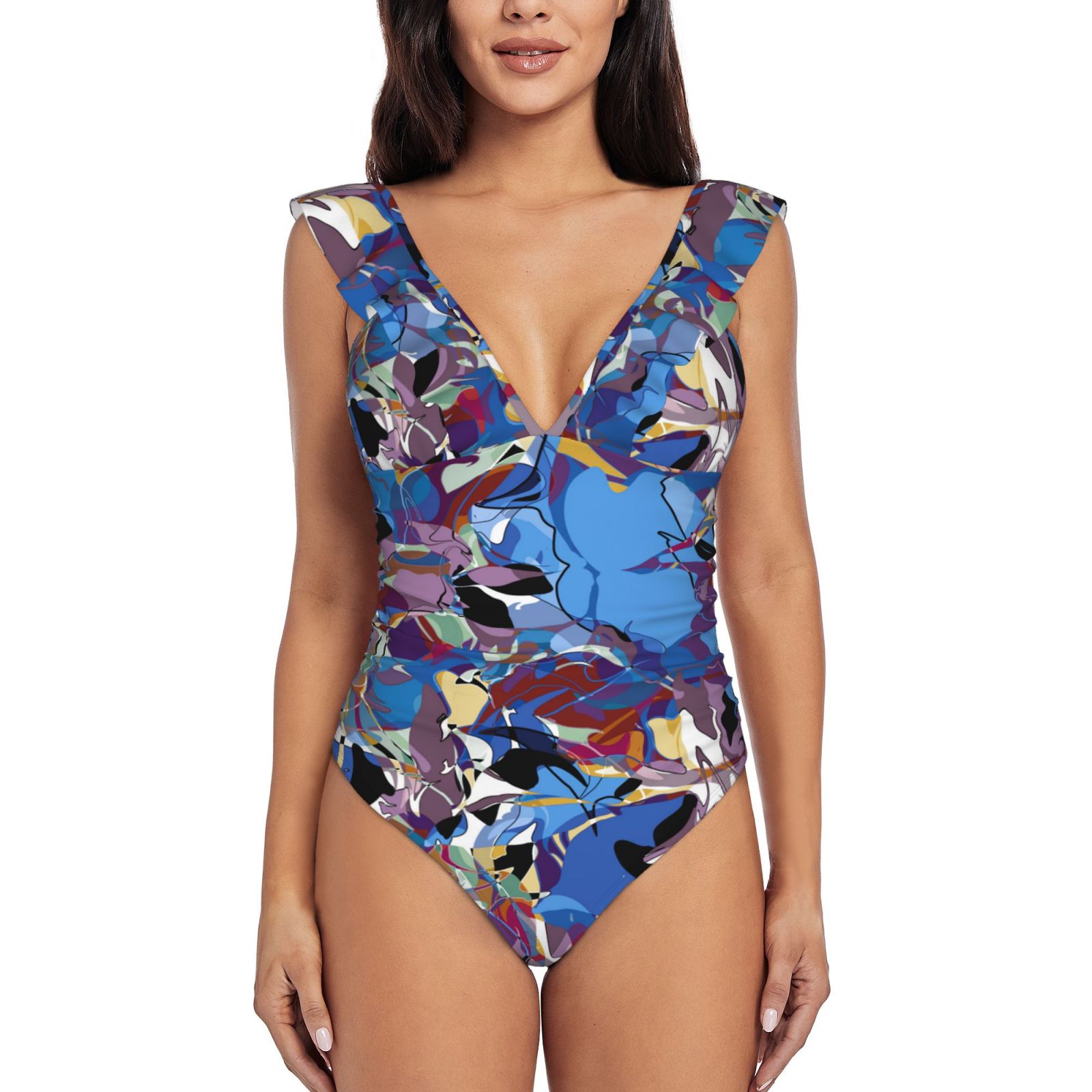 Women's Ruffle One Piece Swimsuit