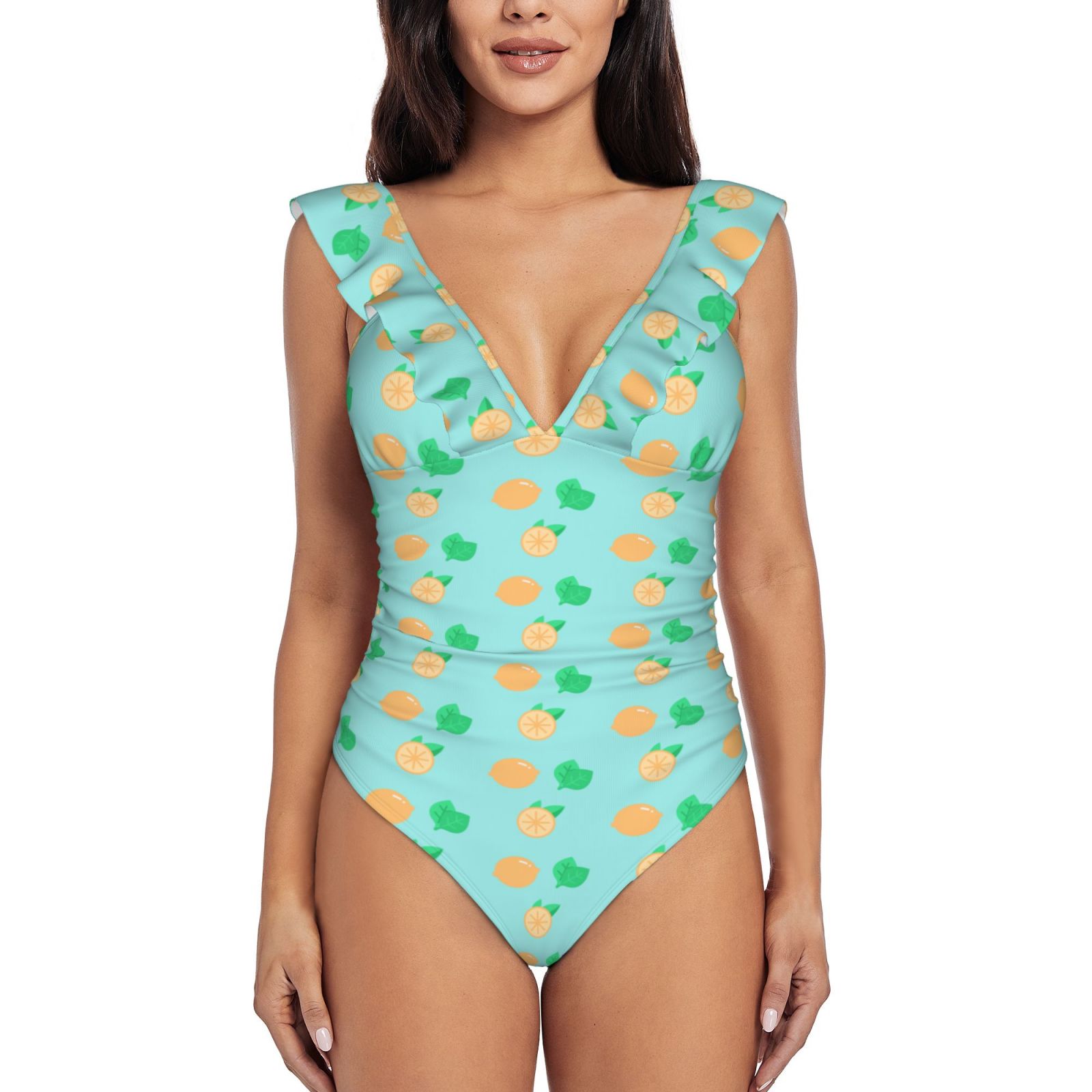 Women's Ruffle One Piece Swimsuit