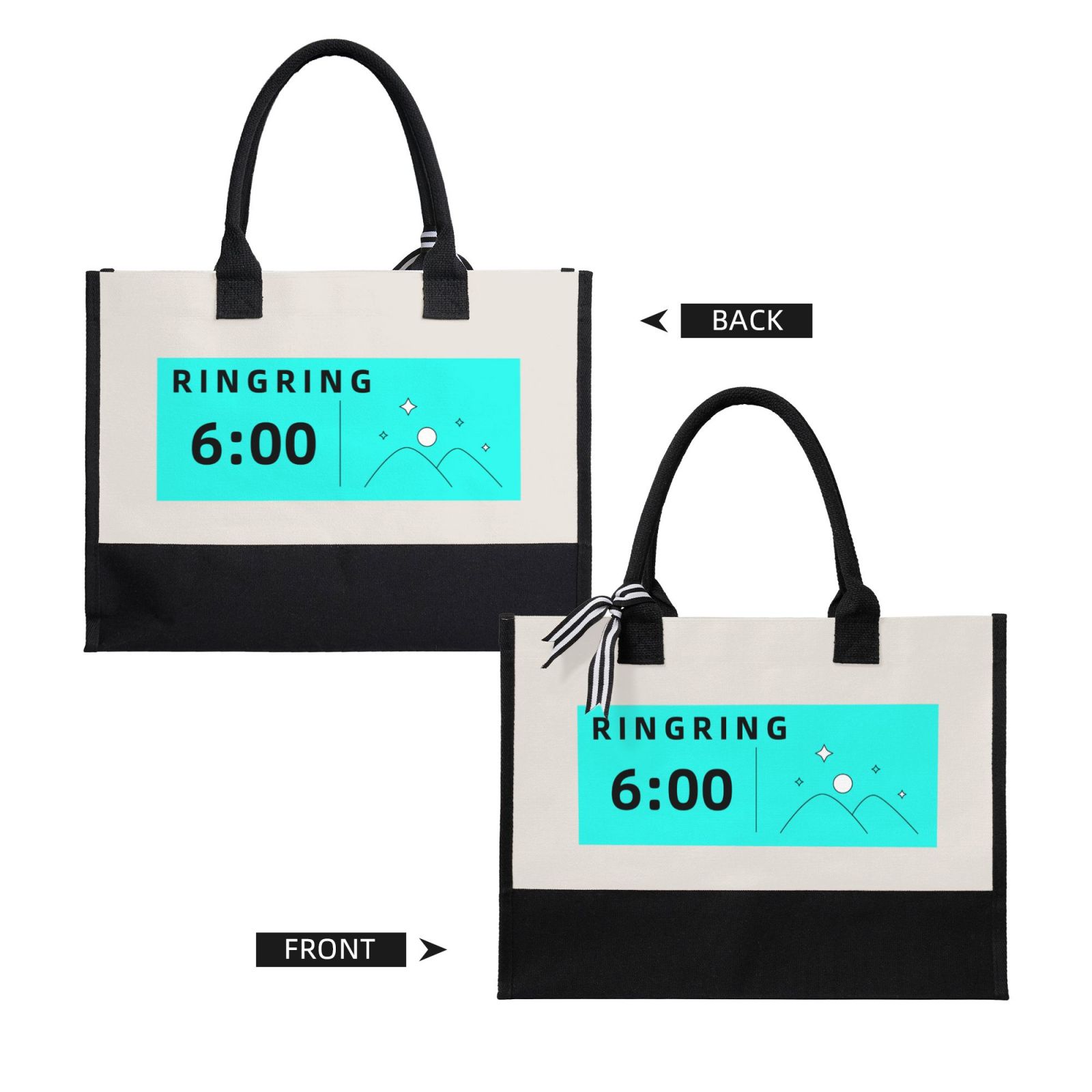 Canvas Gift Shopping Bag