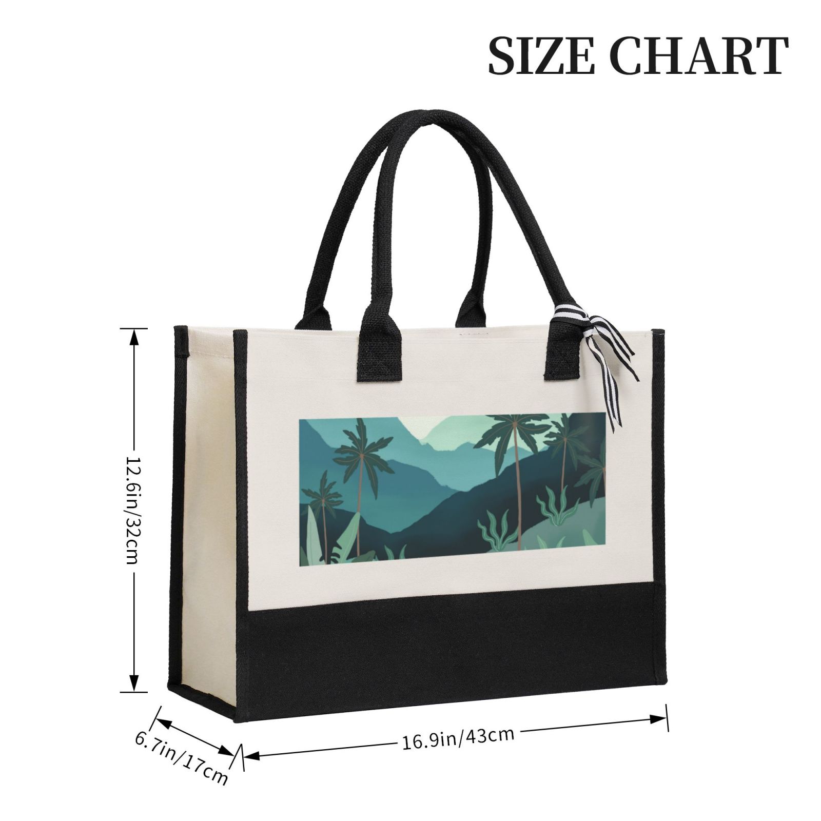 Canvas Gift Shopping Bag