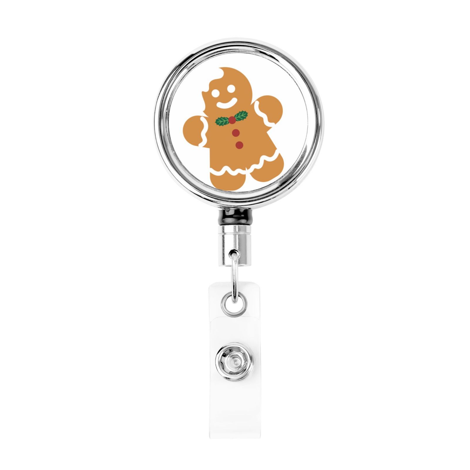 Heavy Duty Metal Retractable Badge Holder