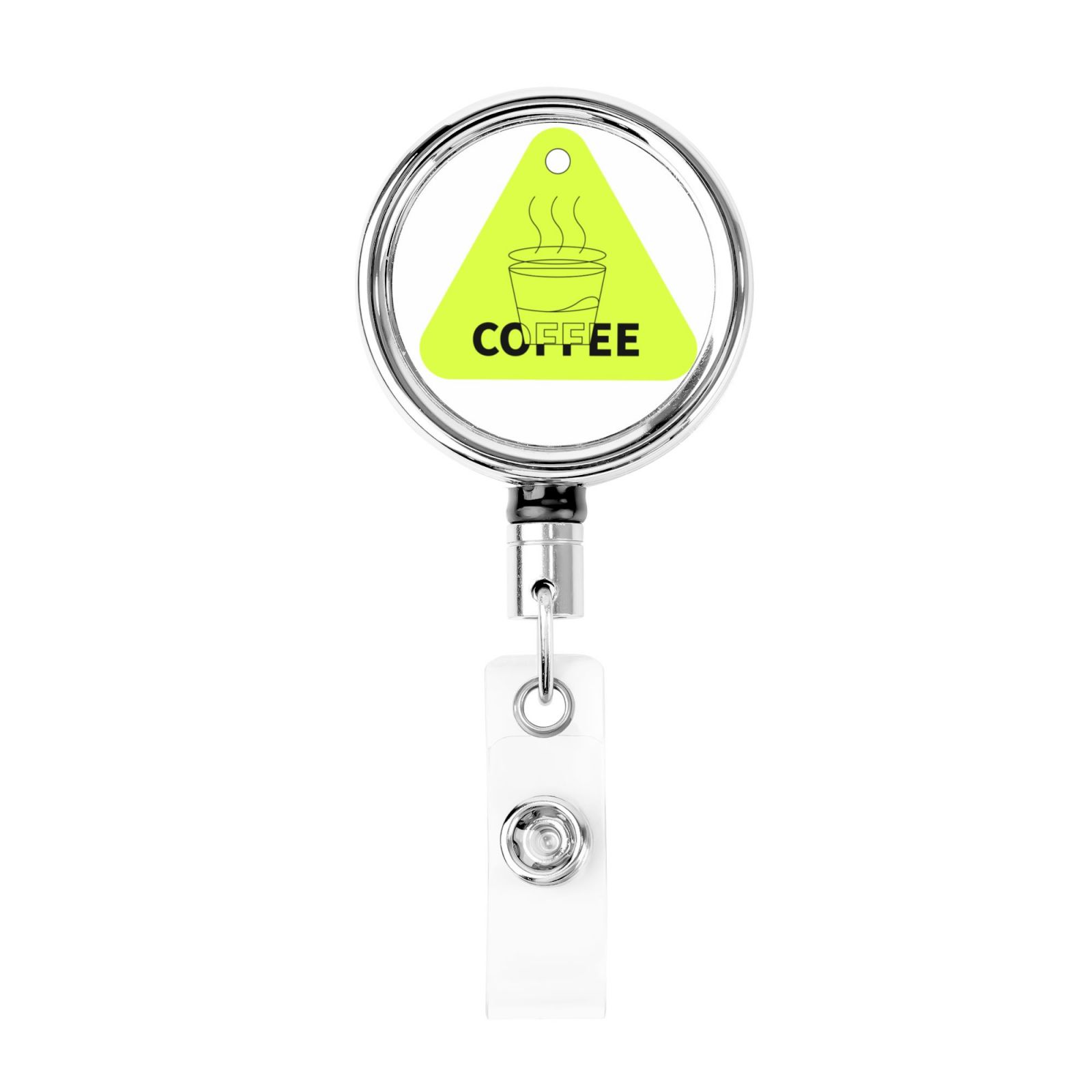 Heavy Duty Metal Retractable Badge Holder