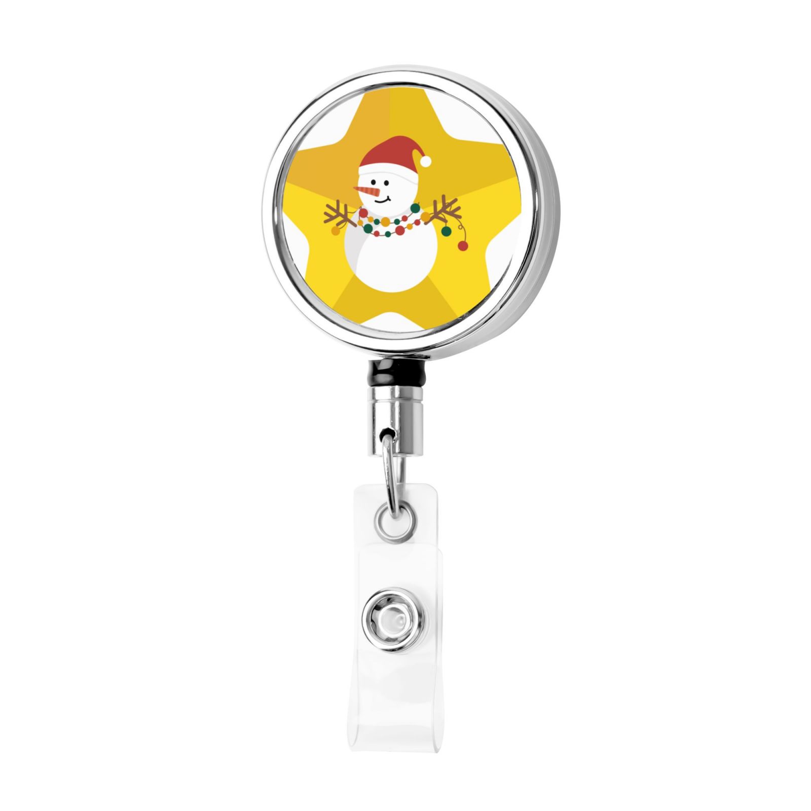 Heavy Duty Metal Retractable Badge Holder