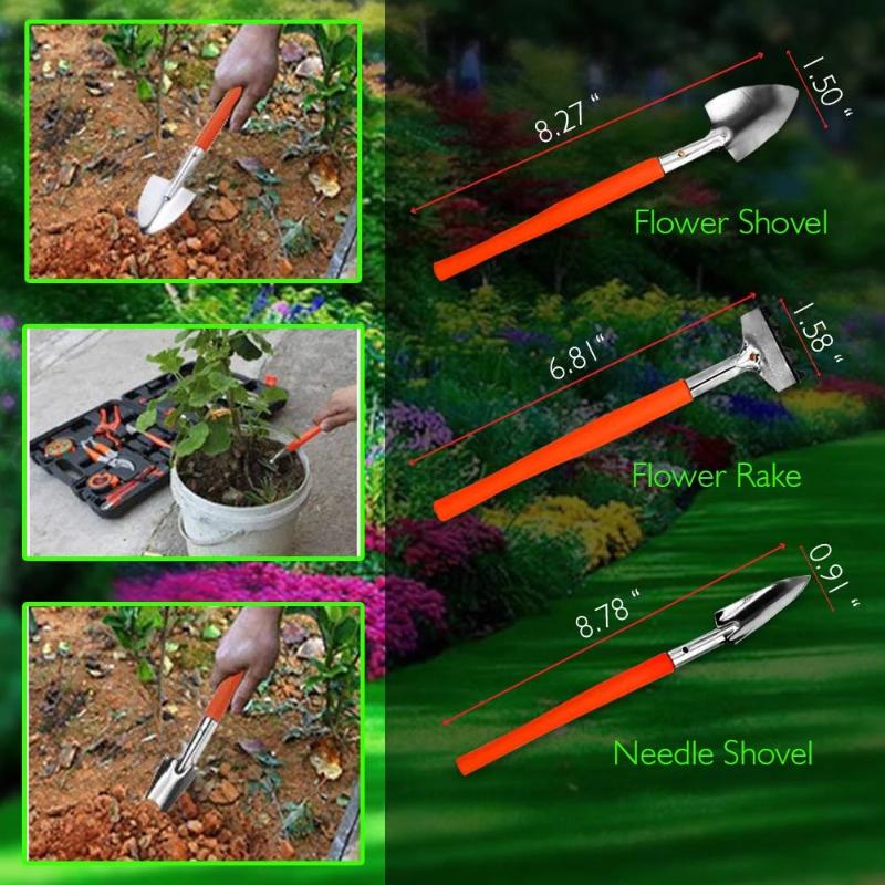 Gardening Tool Set With Hard Case