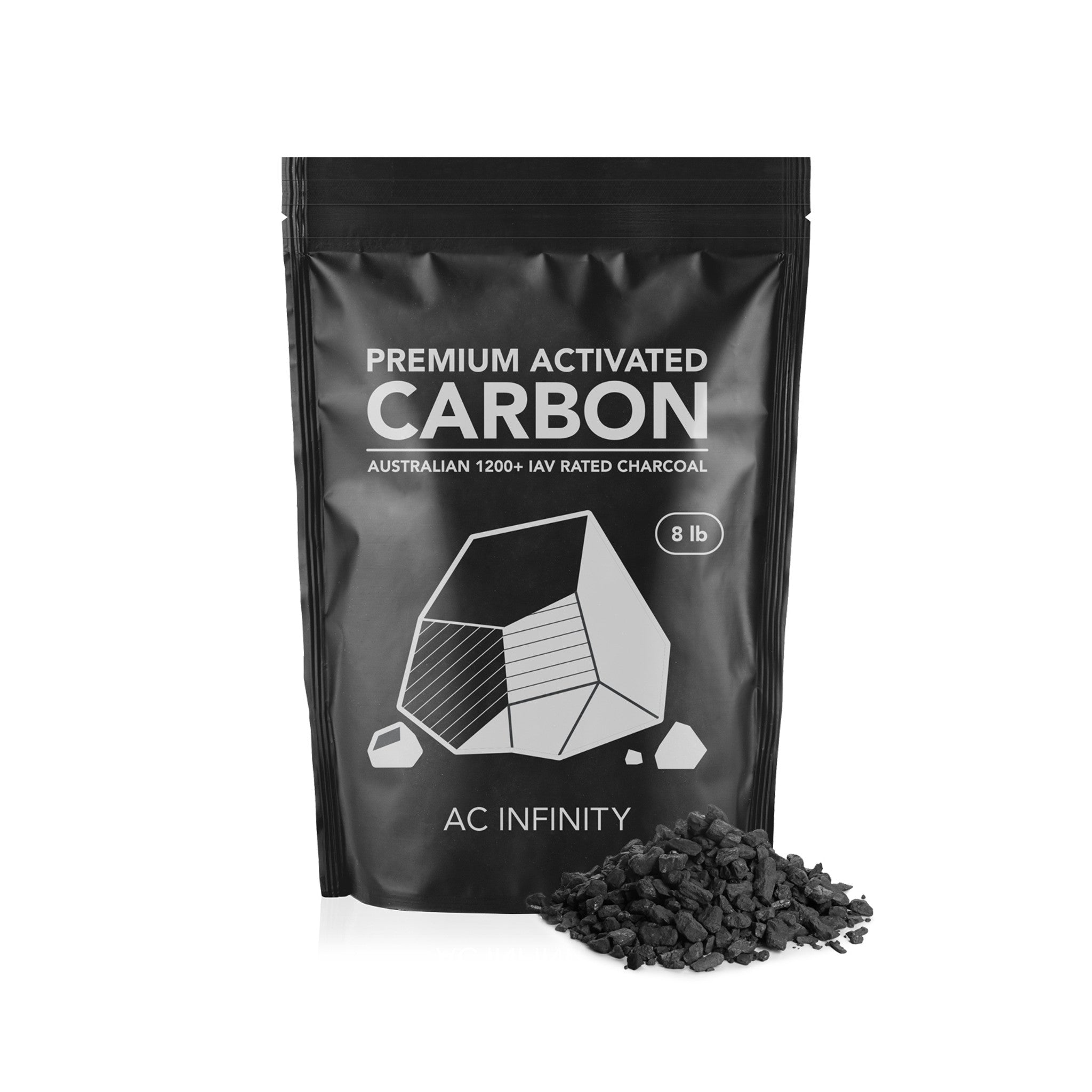 AC Infinity Refillable Carbon Filter Kit With Charcoal Refill 6”