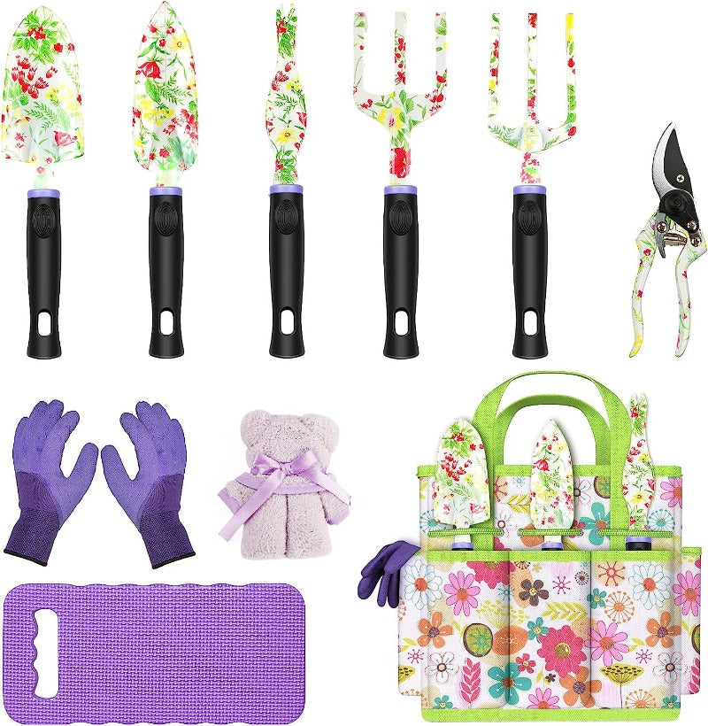 Floral Garden Tools Set