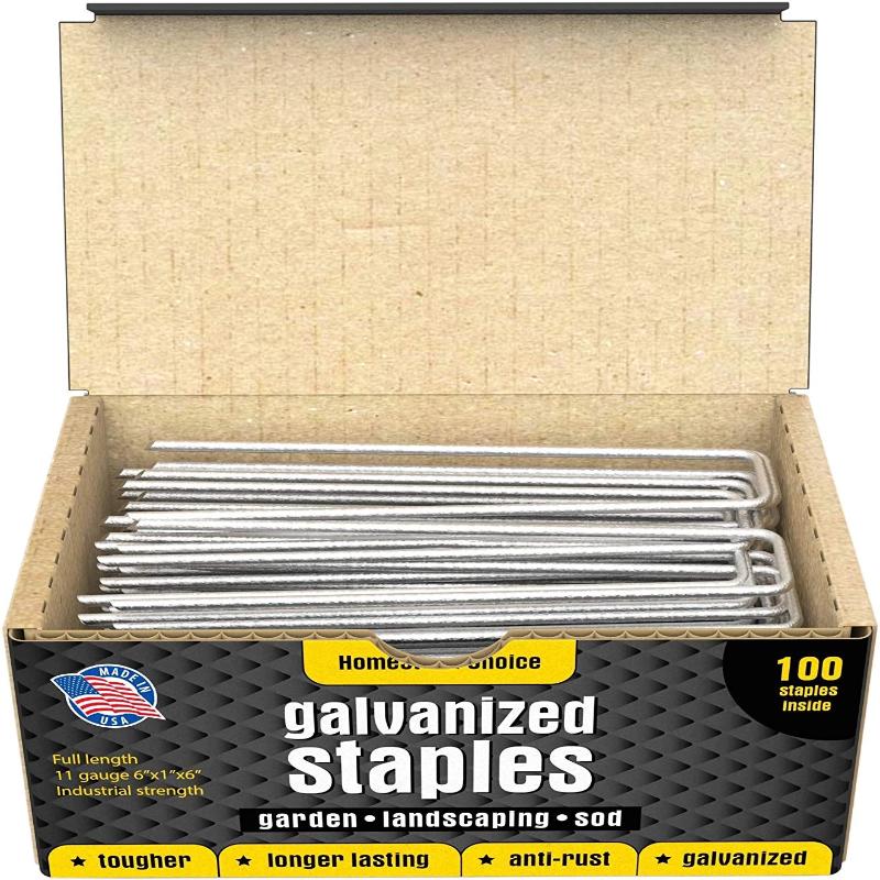 Galvanized Steel Landscape Sod Staples